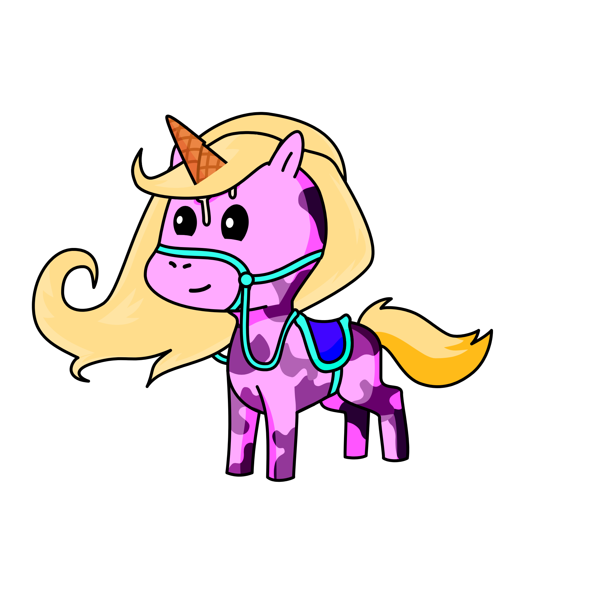 .Iec cream., the unicorn