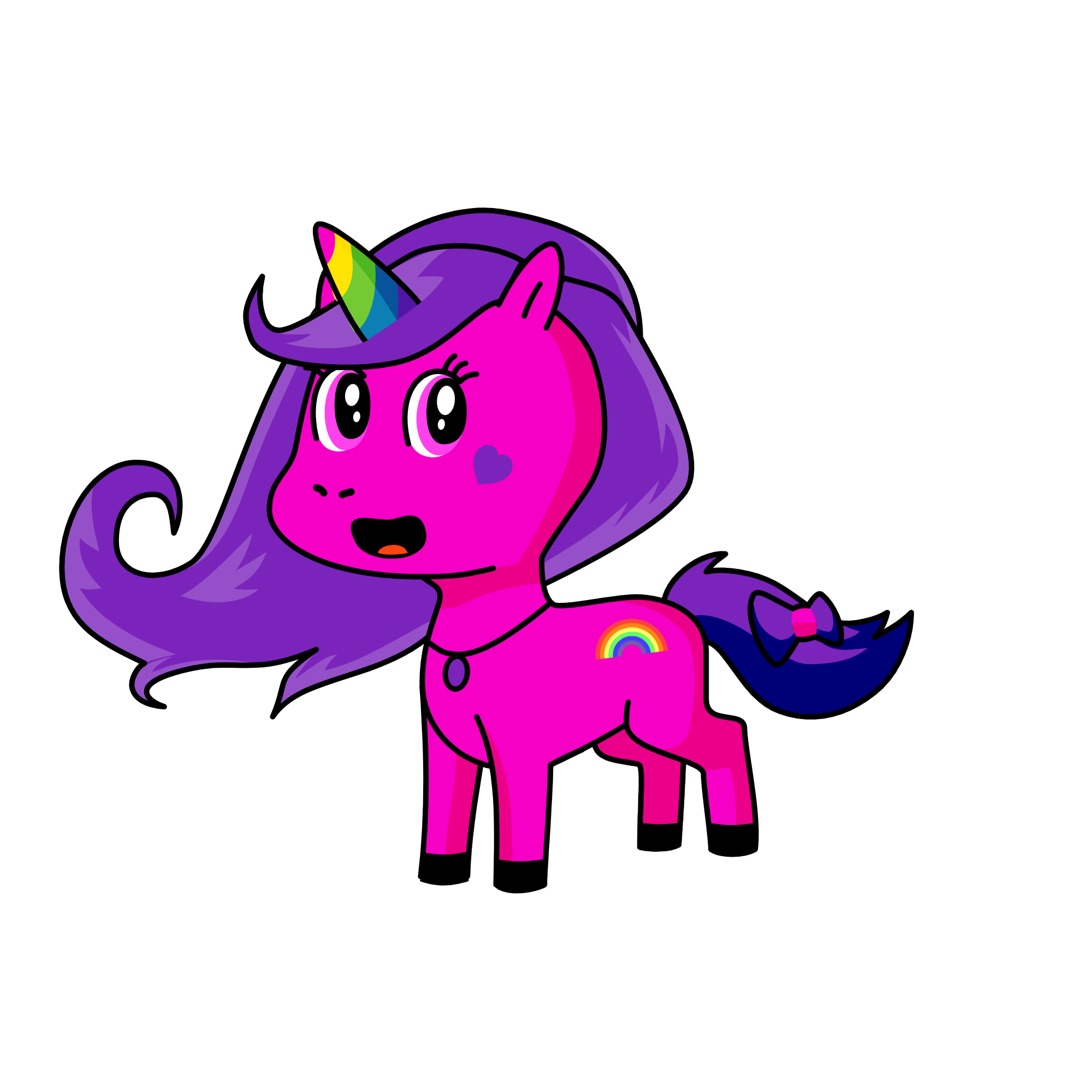 princess rainbow, the unicorn