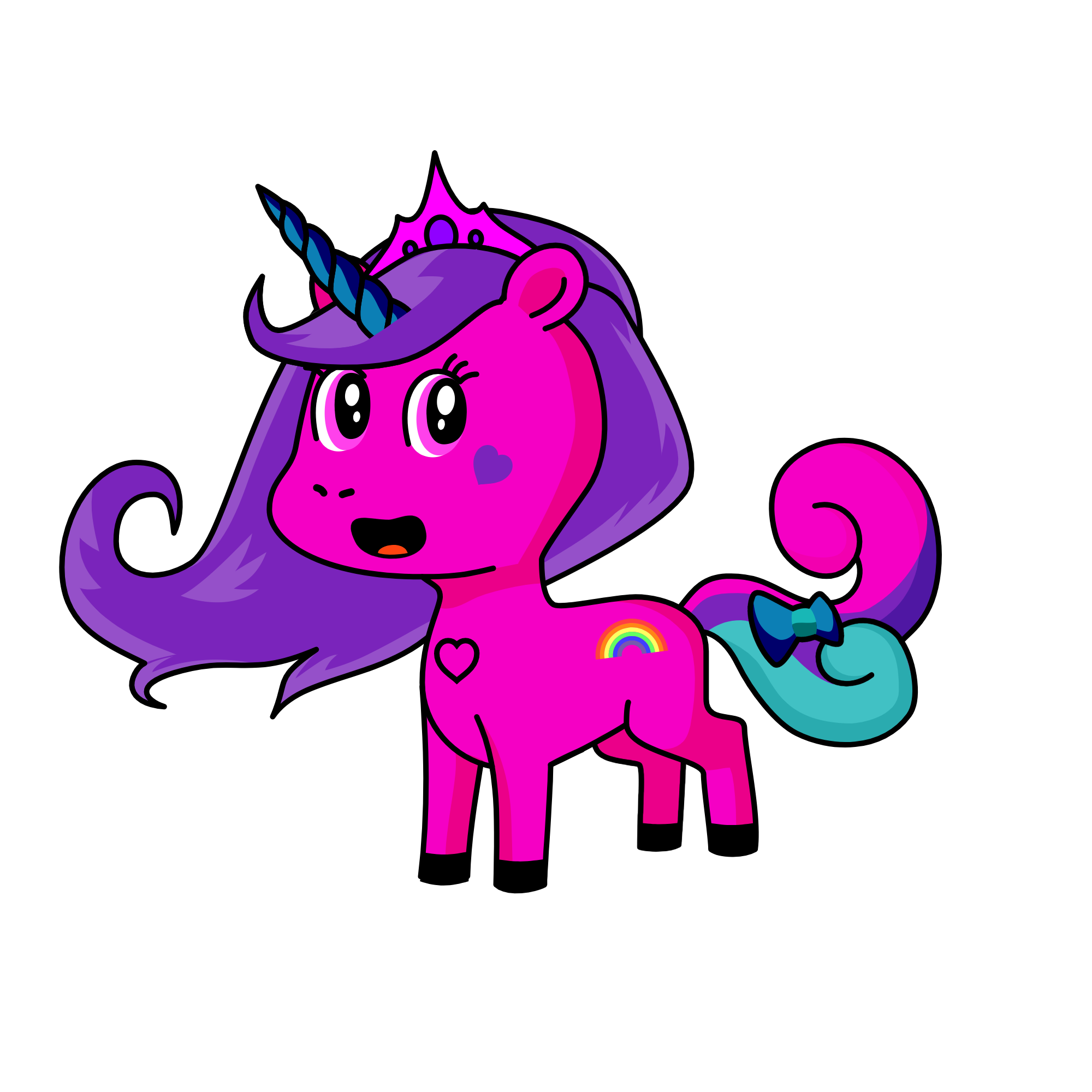pretty, the unicorn