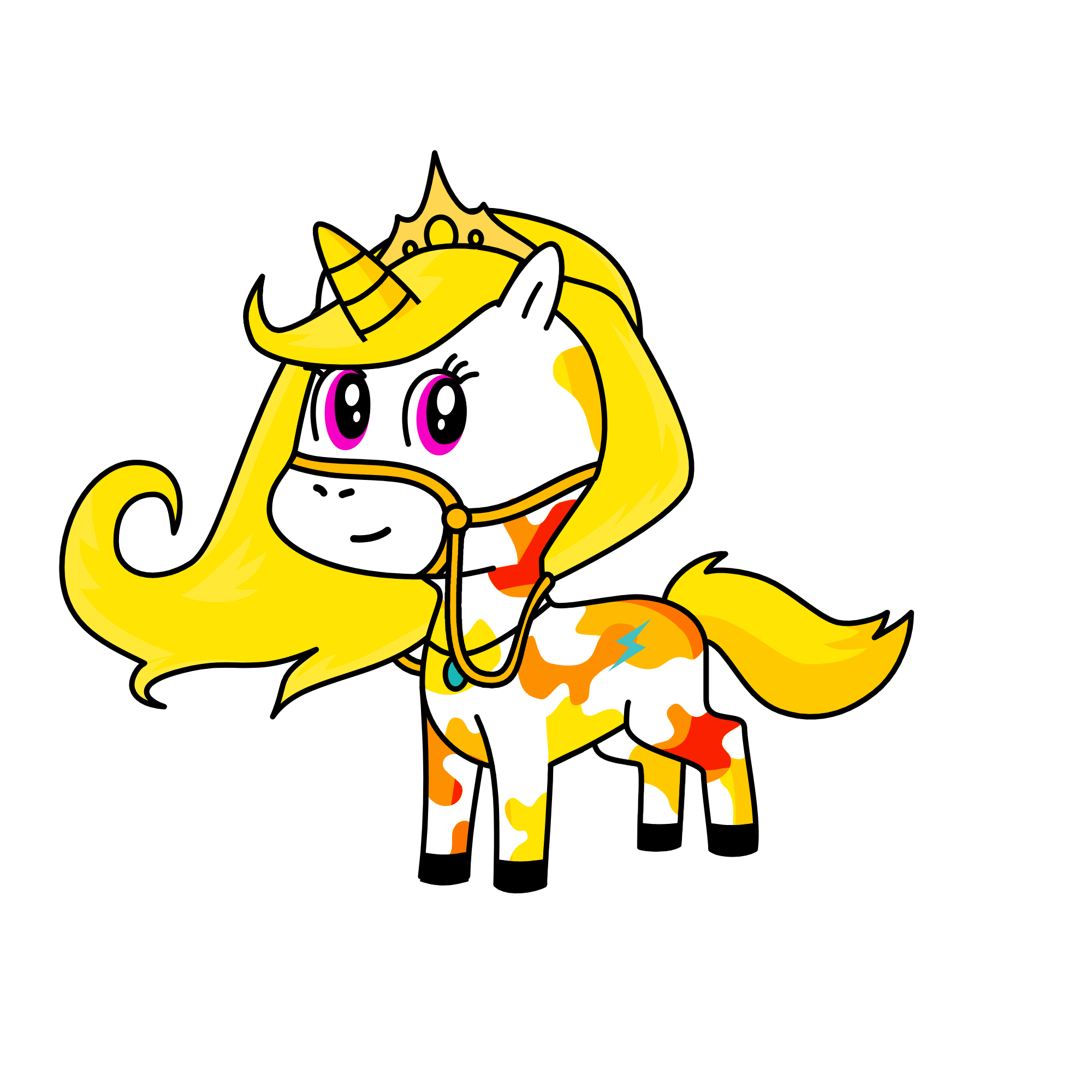 The Golden Unicorn, the unicorn