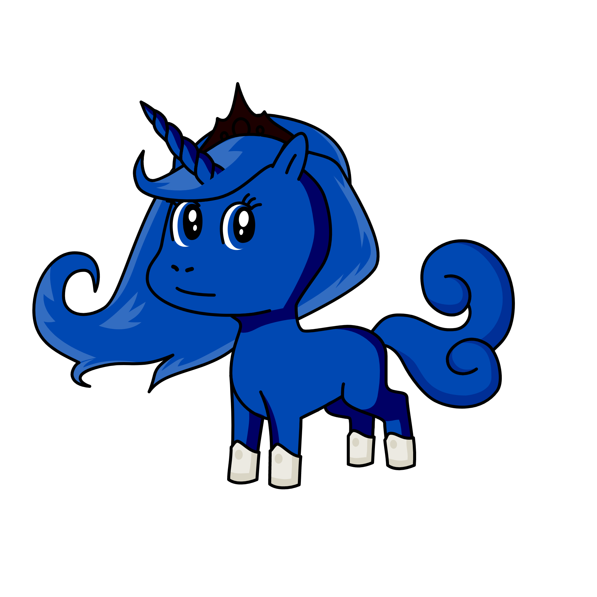 princess luna, the unicorn