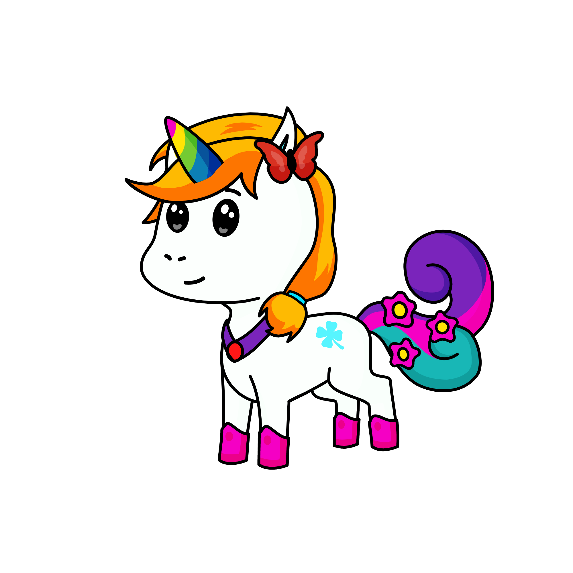 shiny, the unicorn