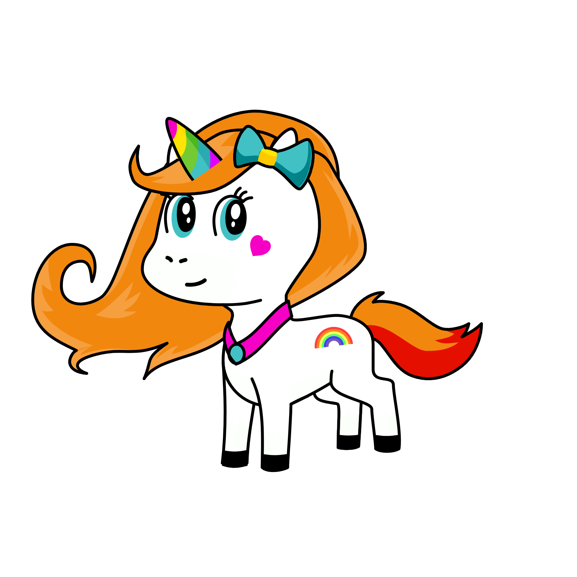 레인보우, the unicorn