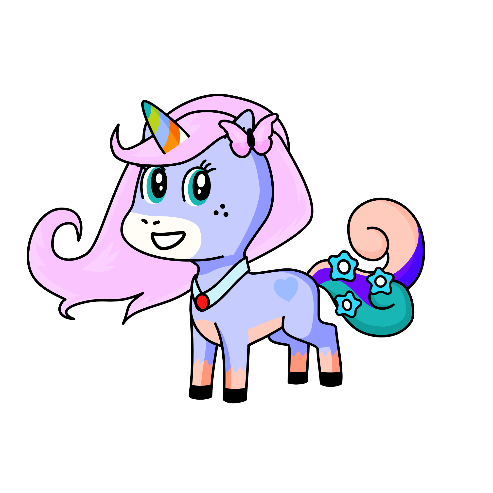 cloudy, the unicorn