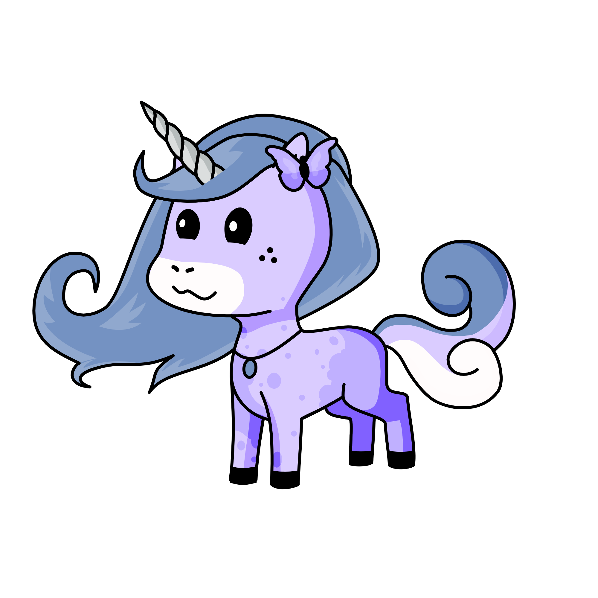 Lavender Surprise, the unicorn