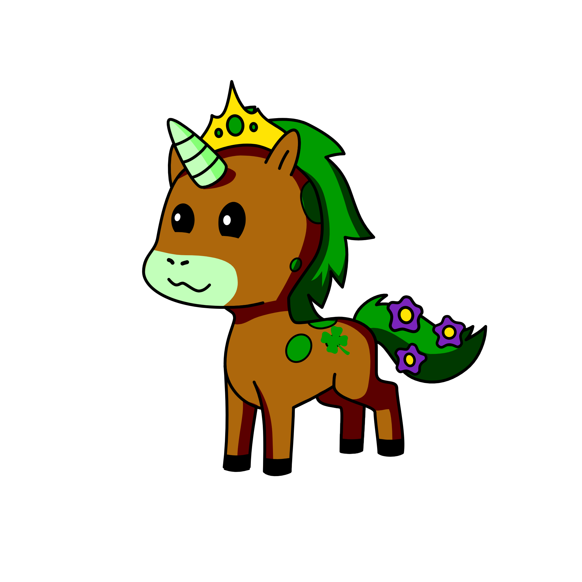 Queen Of The Forest, the unicorn