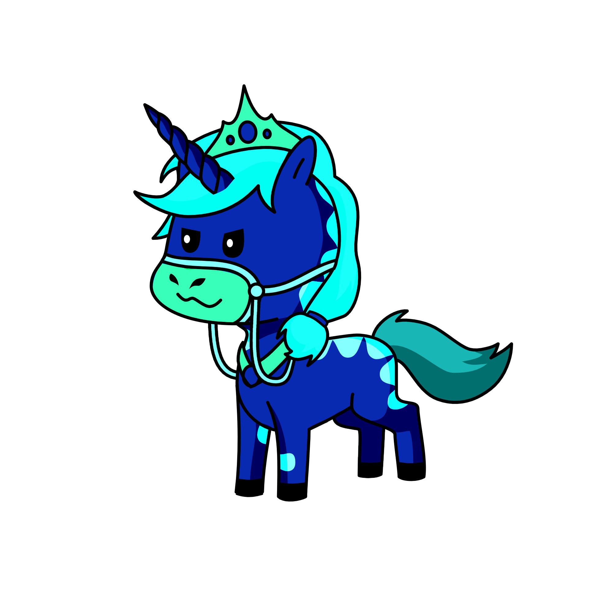Quibli, the unicorn