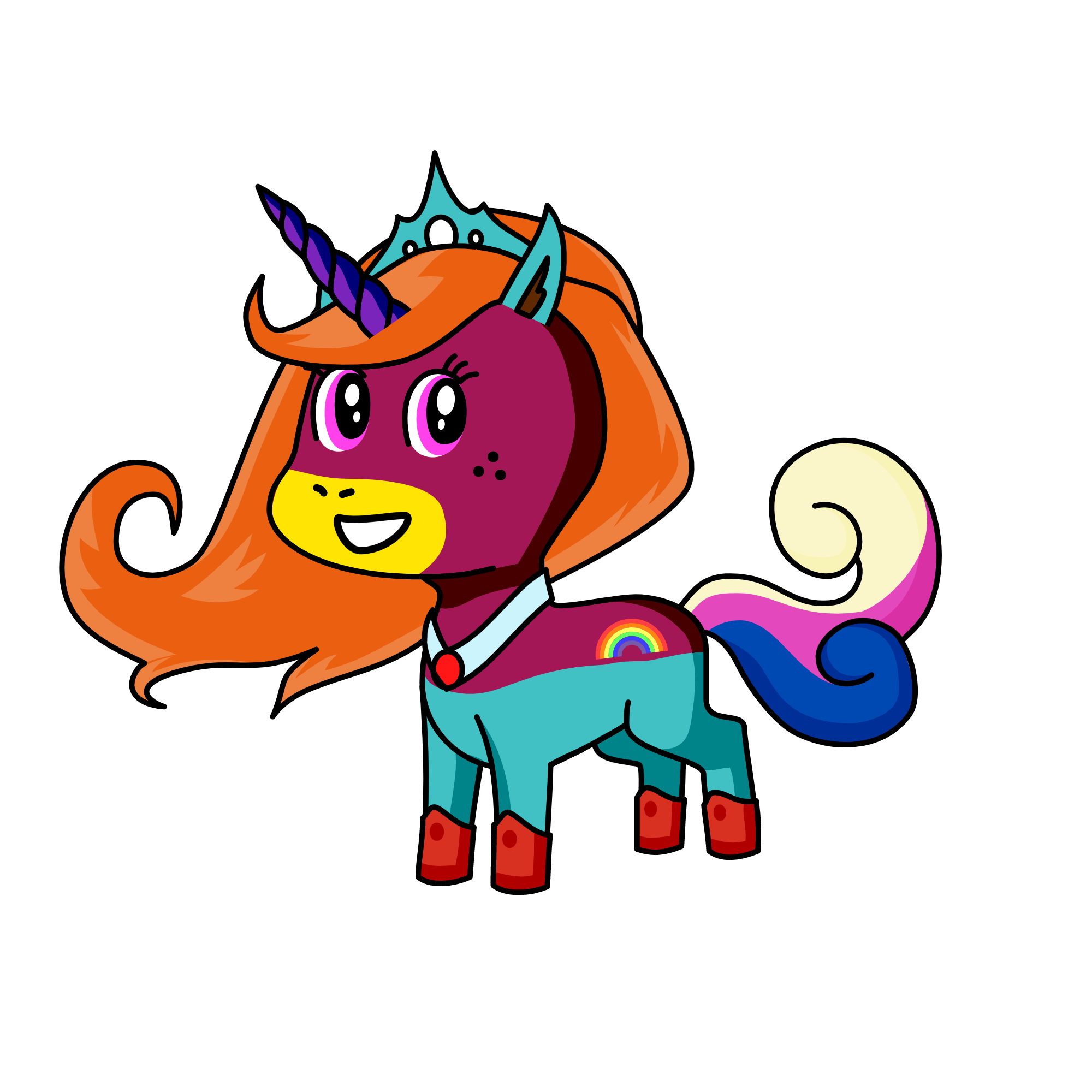 Hello Kitty, the unicorn
