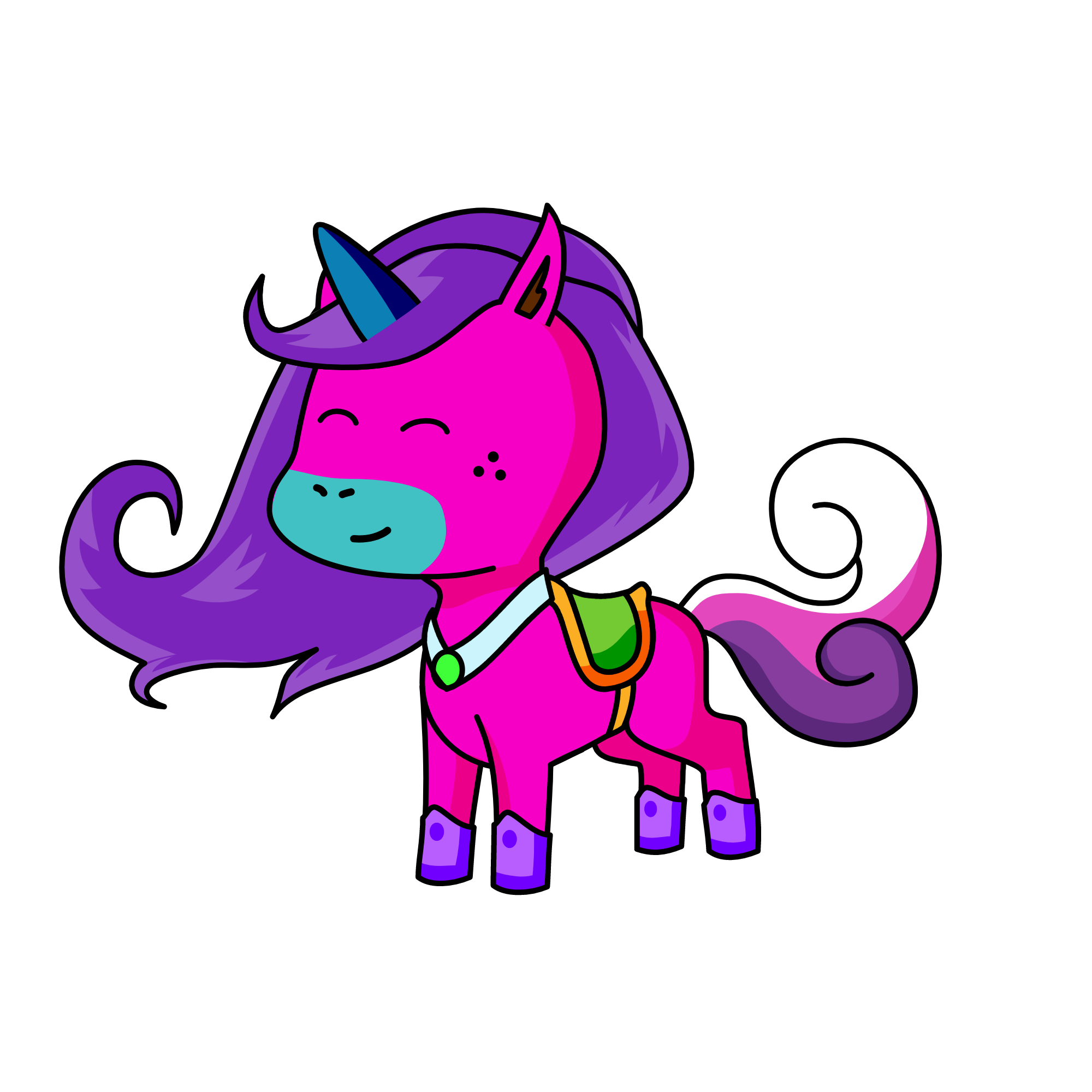 Unicorn horn, the unicorn