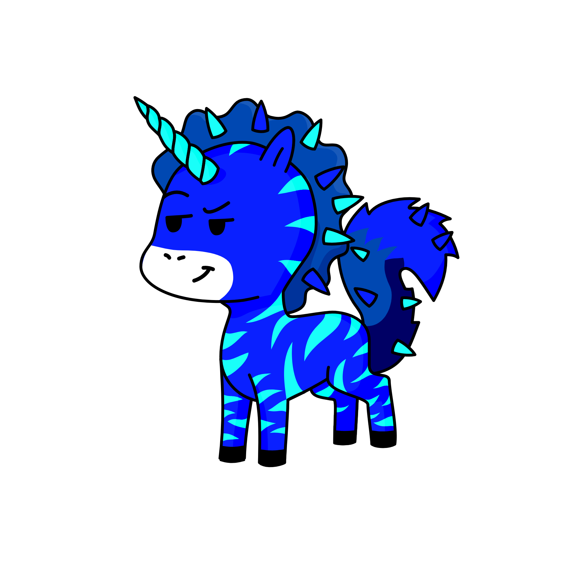Shock to death, the unicorn