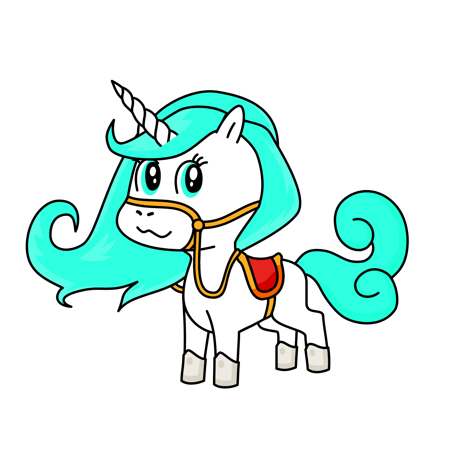 pine snow, the unicorn