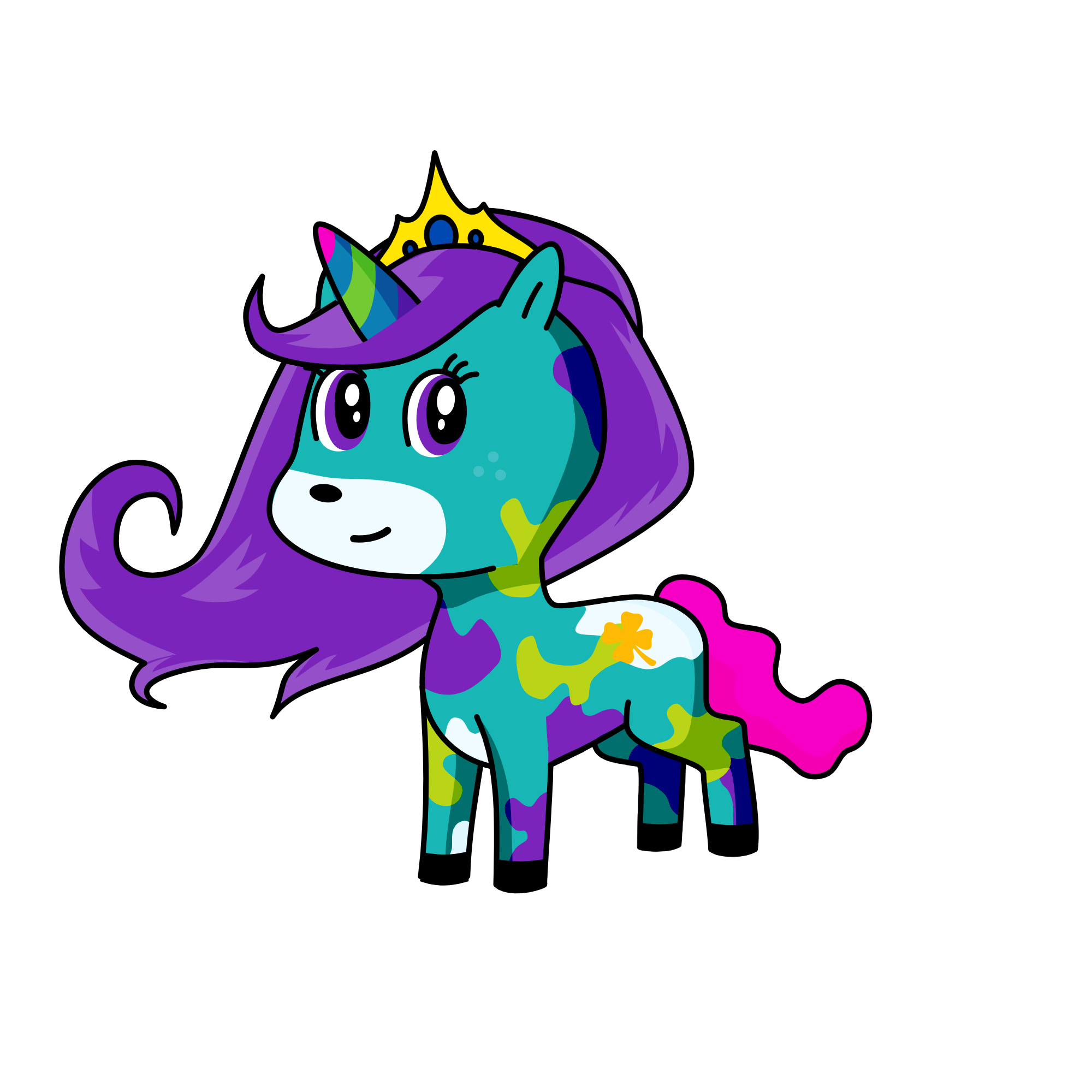 Princesa Pop Corni, the unicorn