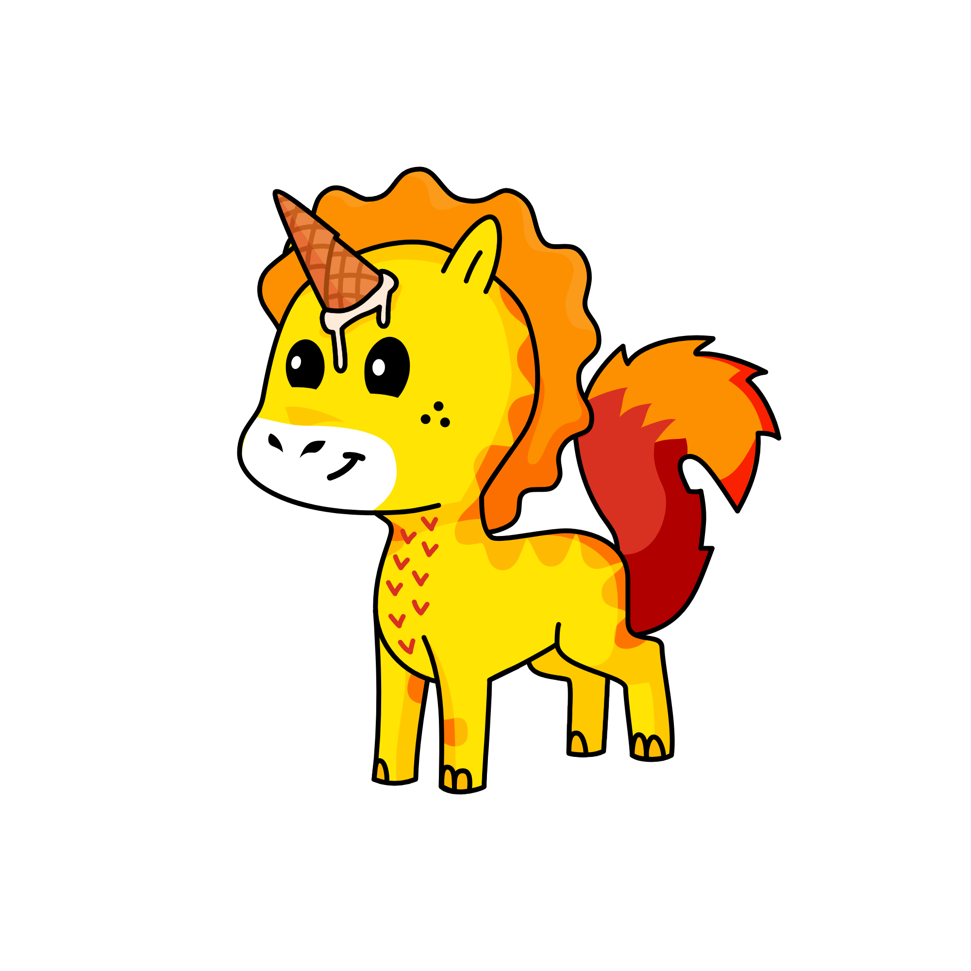 Energetic Unicorn, the unicorn