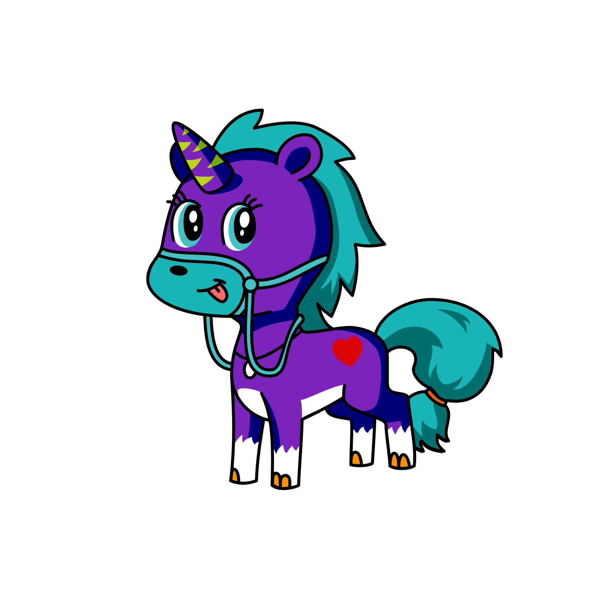 Watermelon, the unicorn