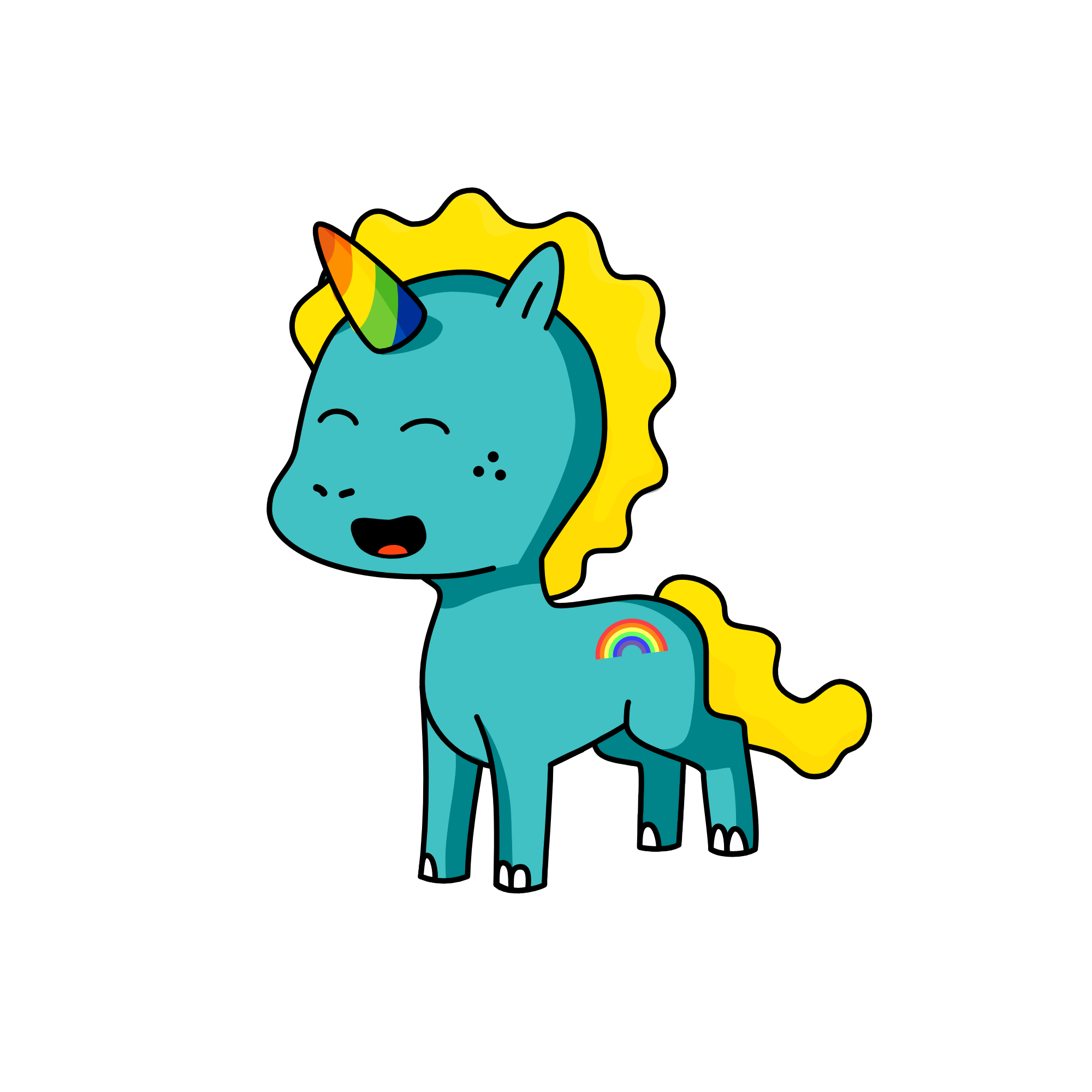 squigglewiggleacorn, the unicorn