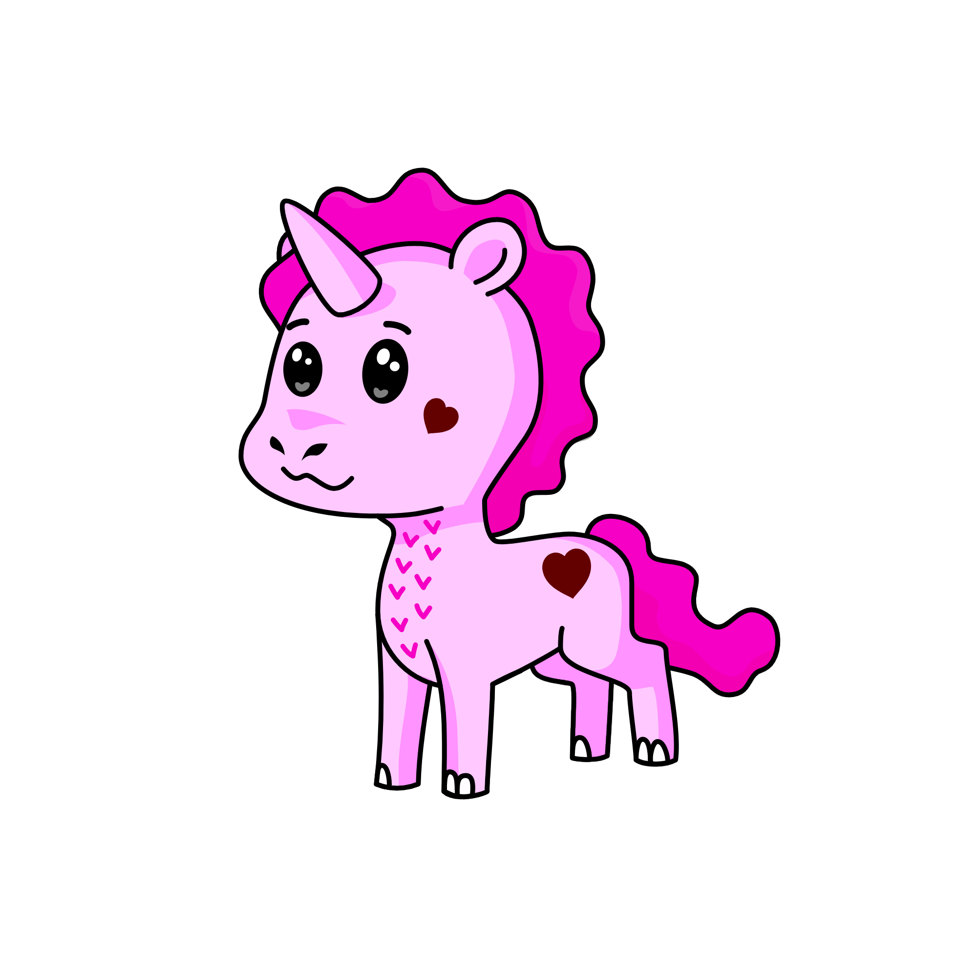 oink oink acorn, the unicorn