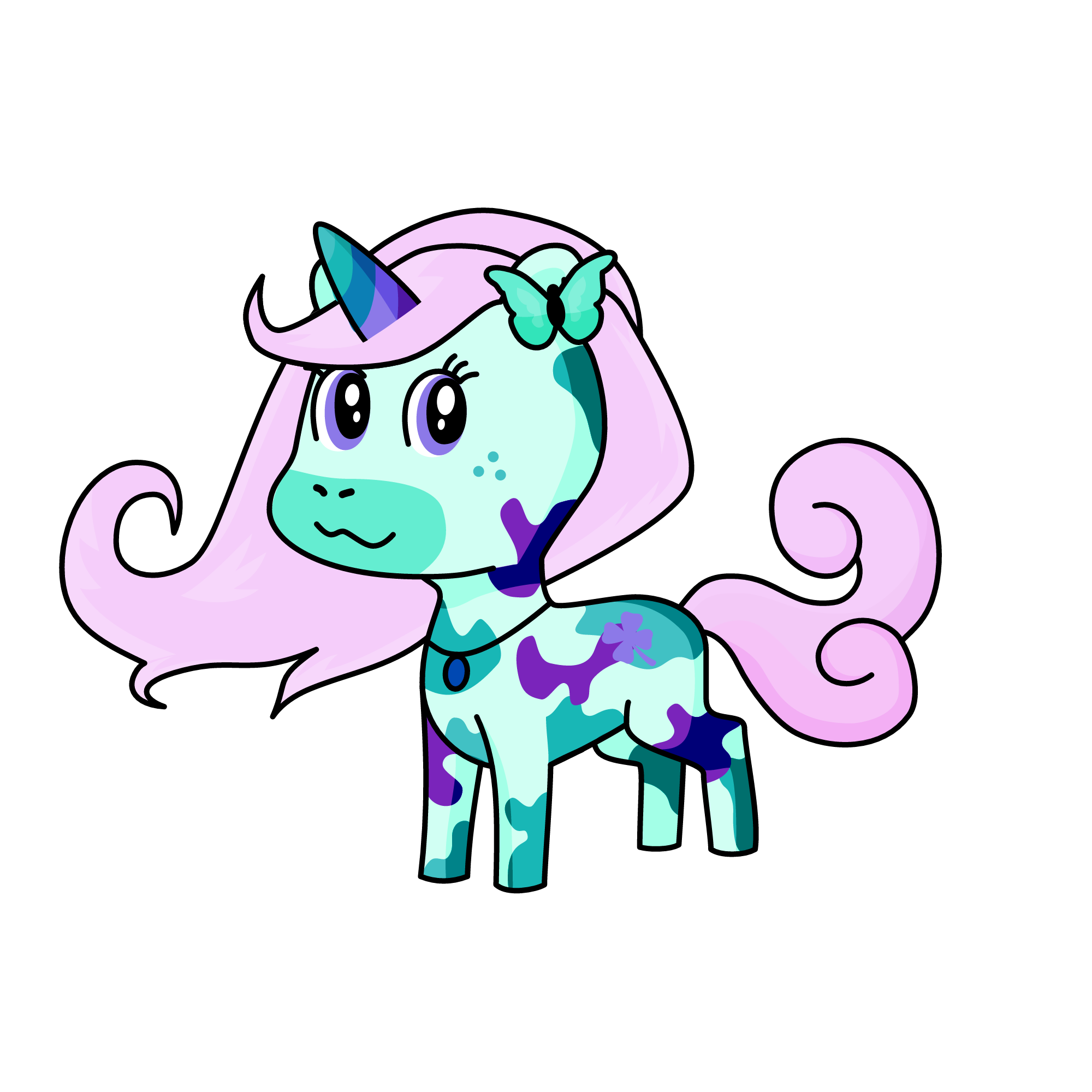 minty, the unicorn
