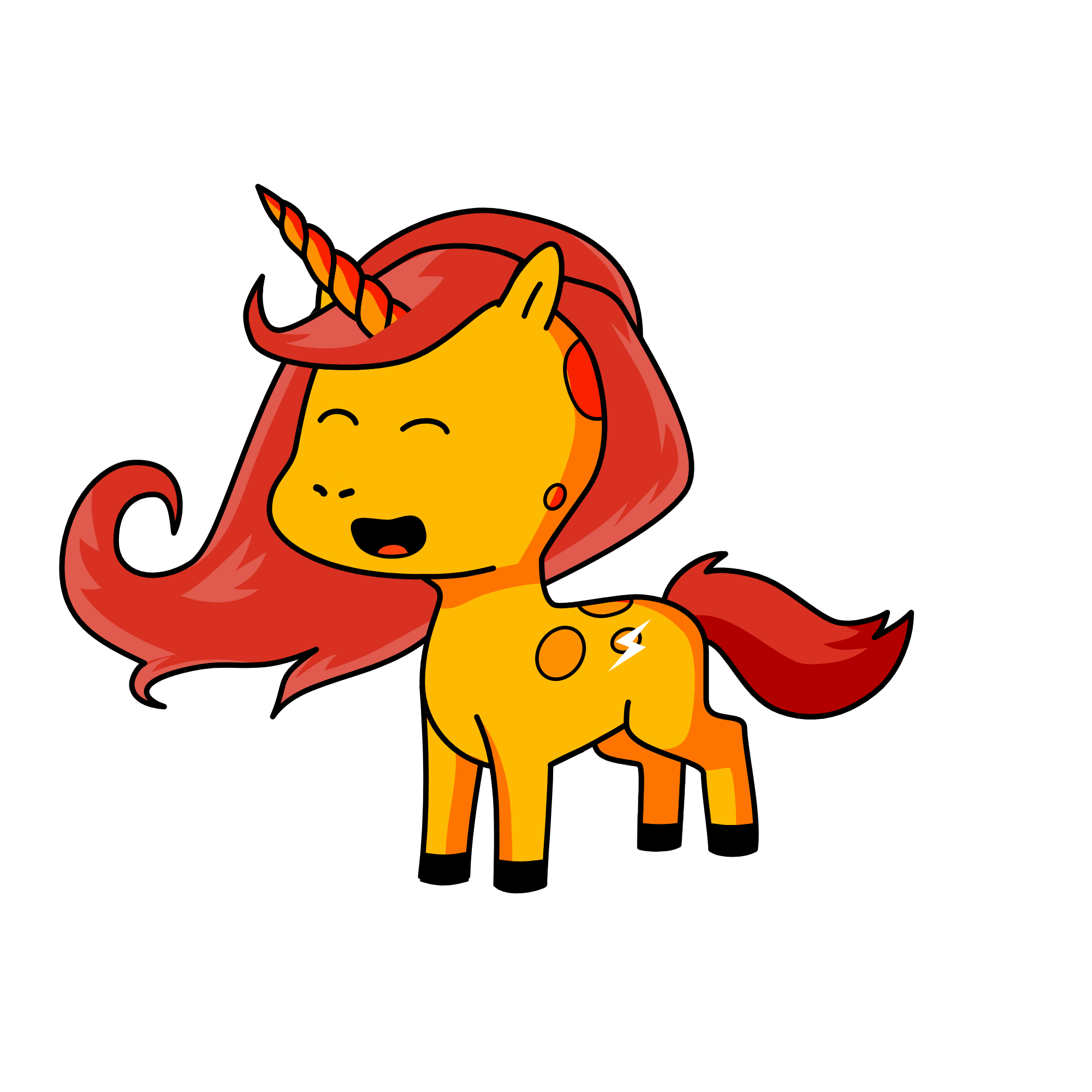 fire, the unicorn
