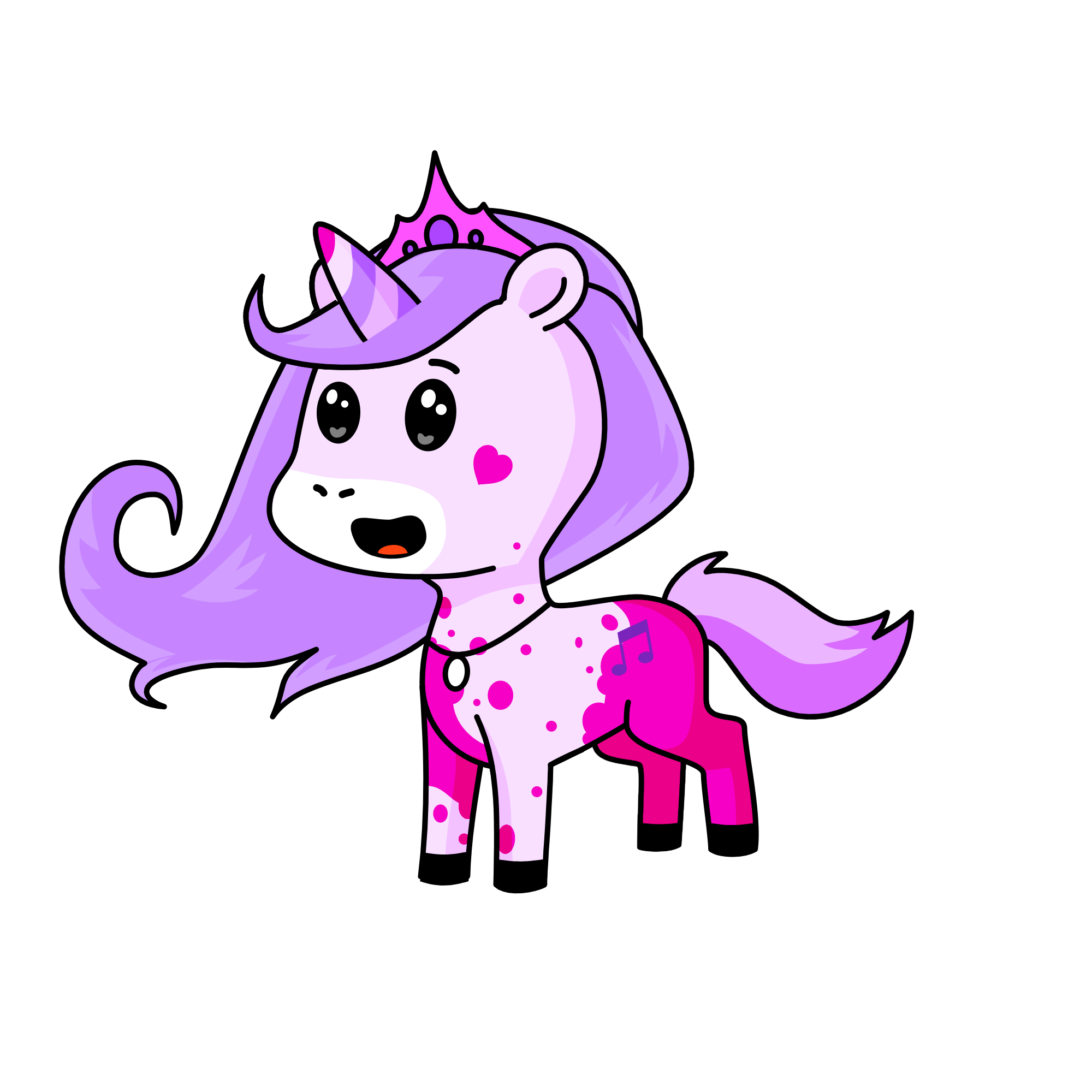 baby mochi, the unicorn