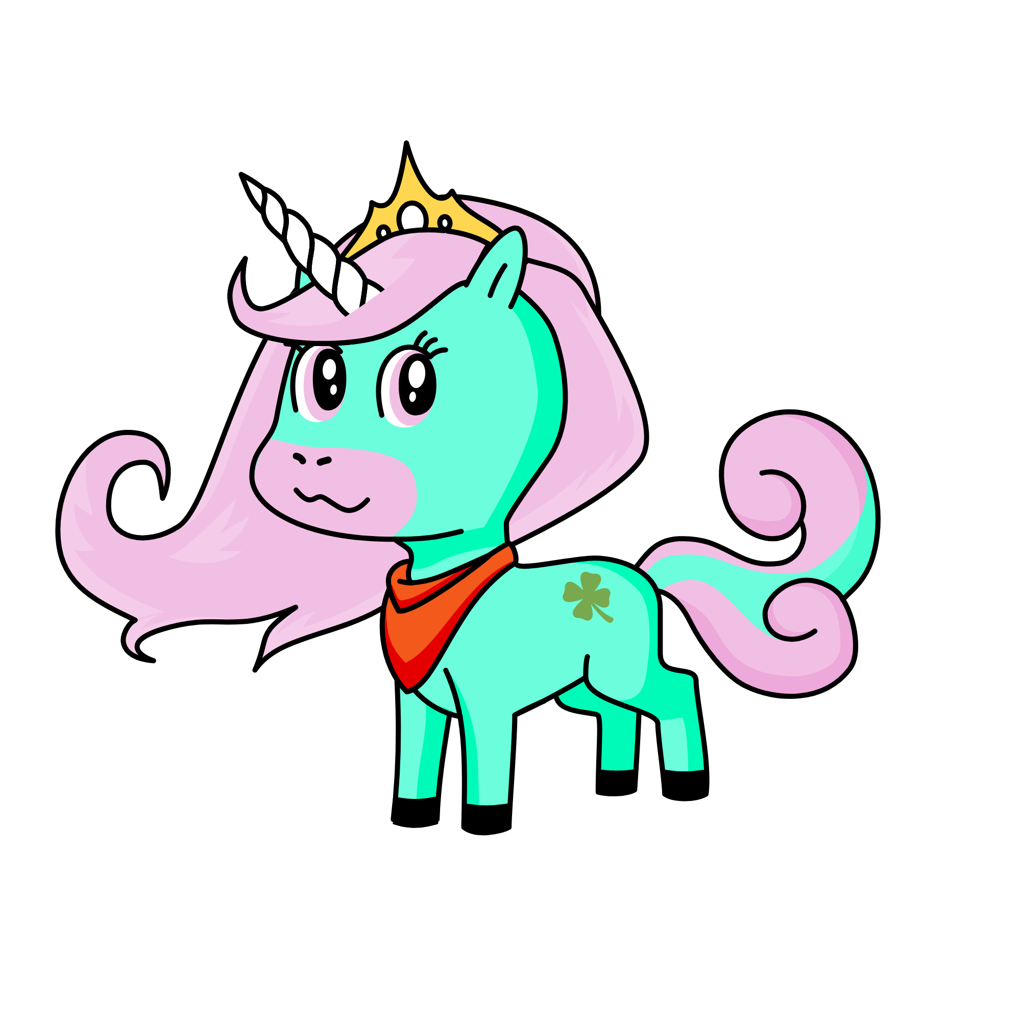 cloudy, the unicorn
