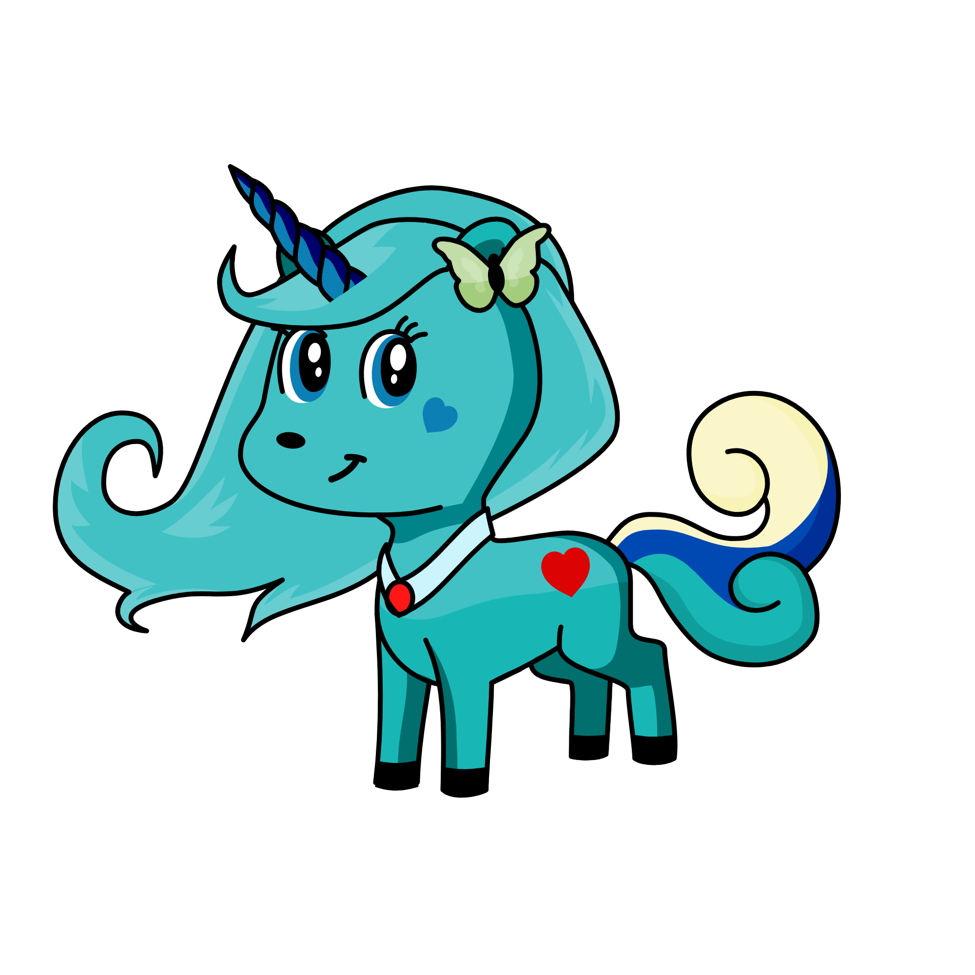 Princess Lila, the unicorn