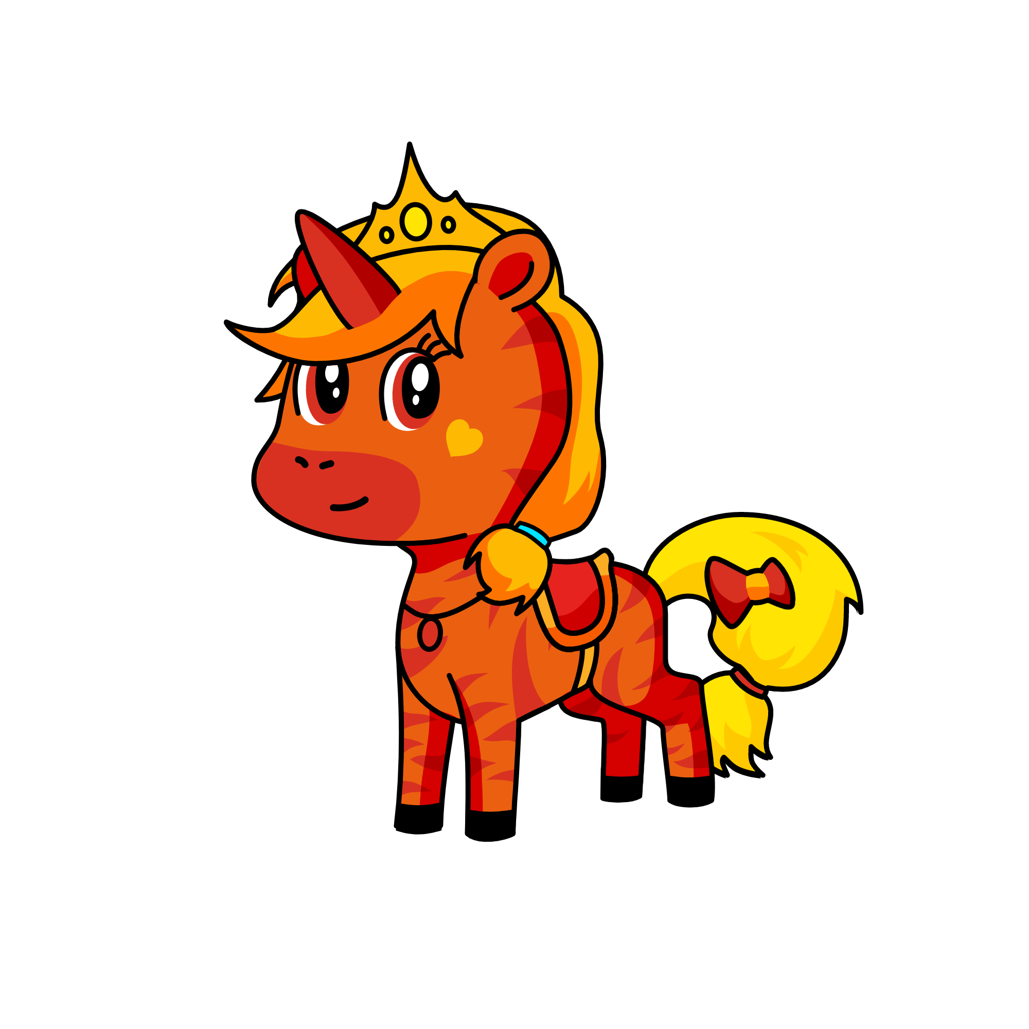 Queen Delilah, the unicorn