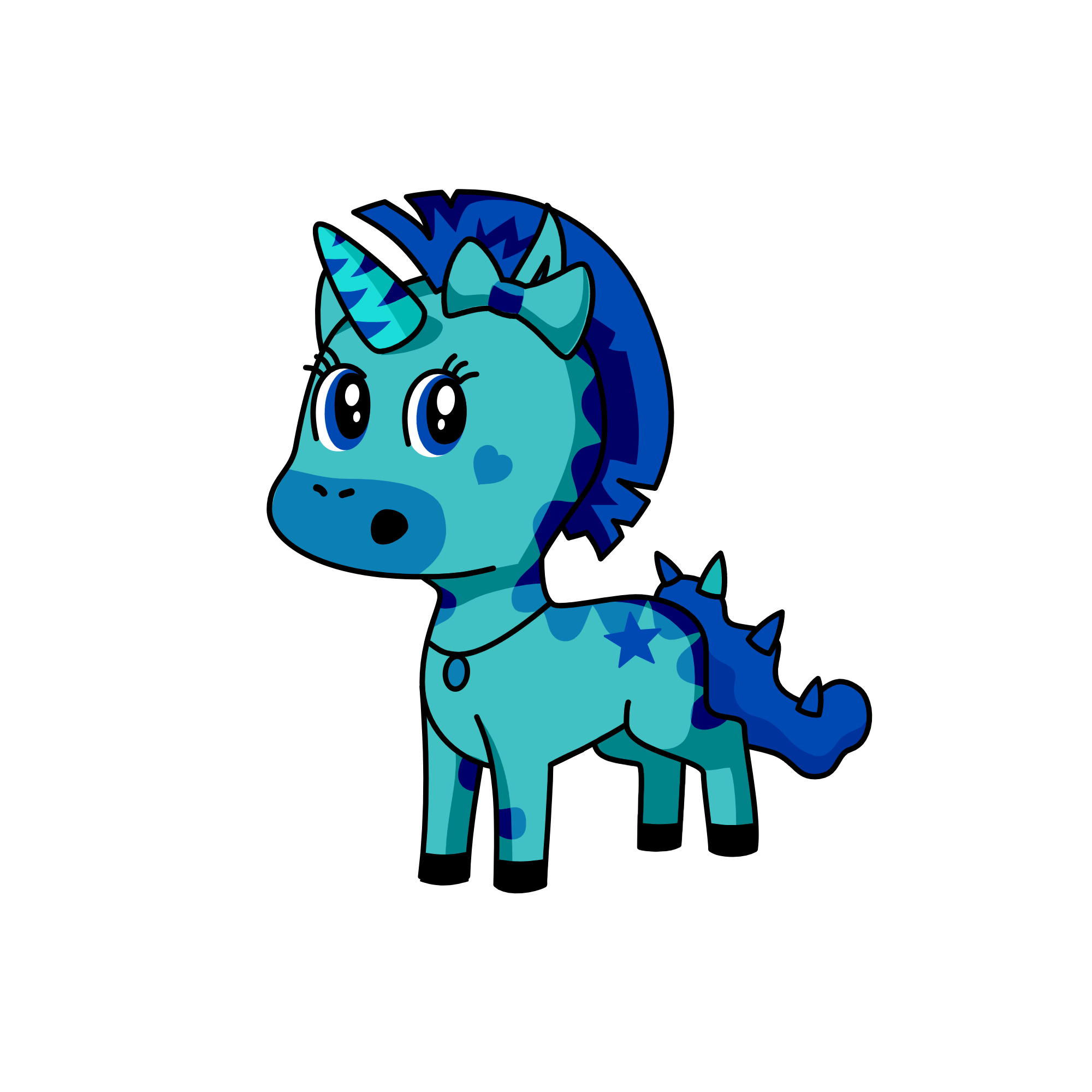 Sky, the unicorn