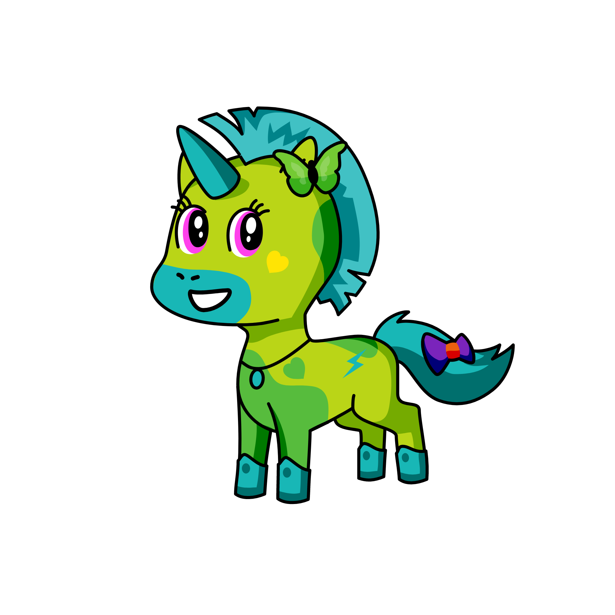 butterfly unicorn, the unicorn
