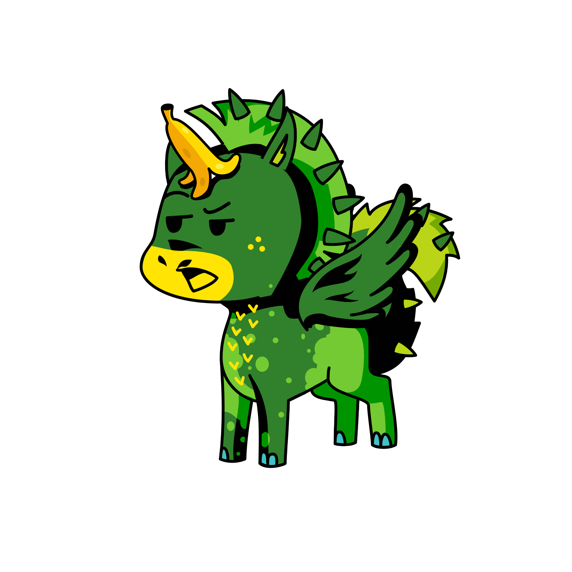 I am bad guy. , the unicorn