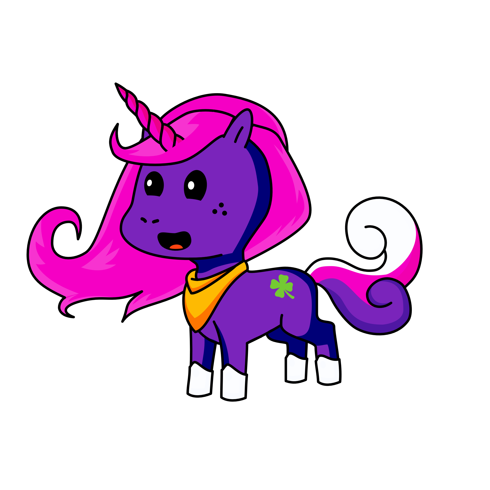 lovely unicorn queen, the unicorn