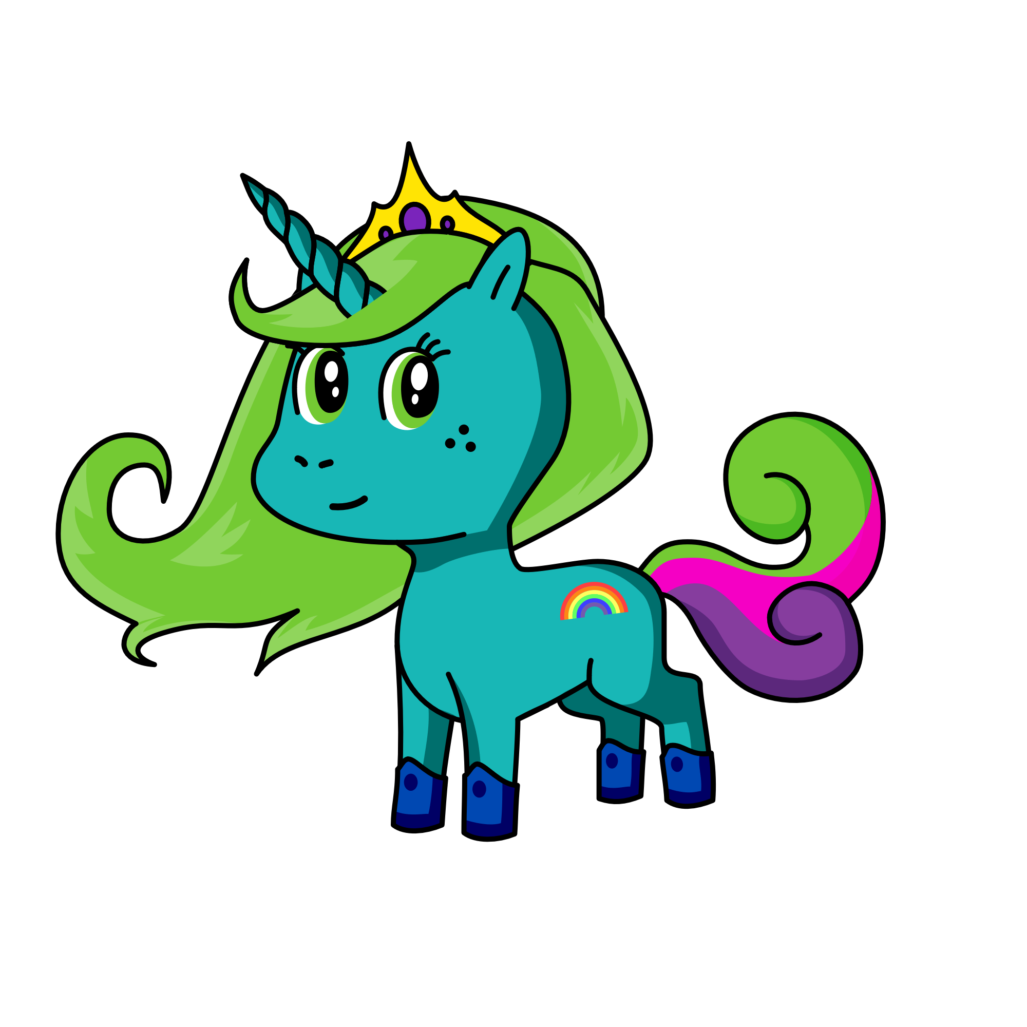 plant planter, the unicorn