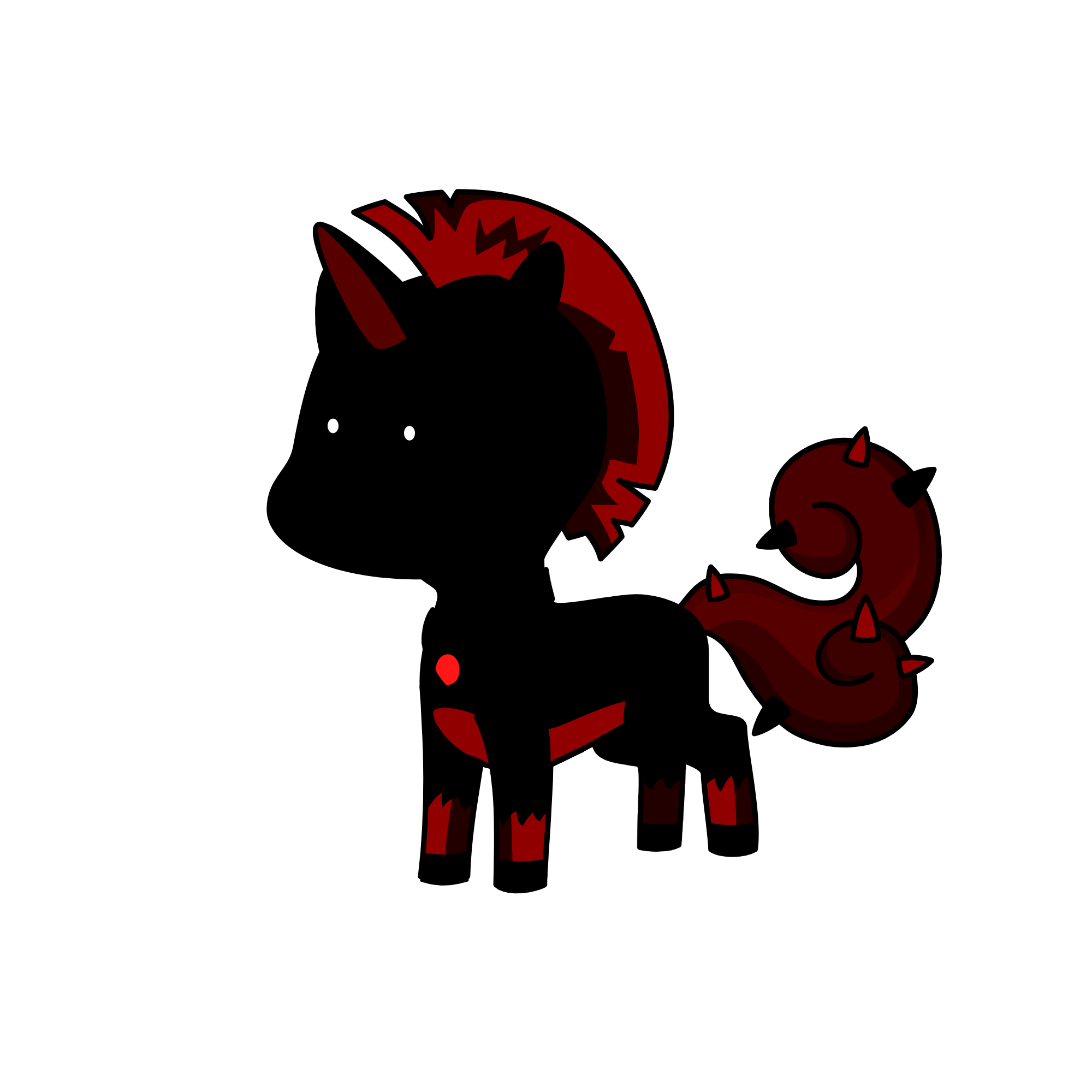 :D, the unicorn