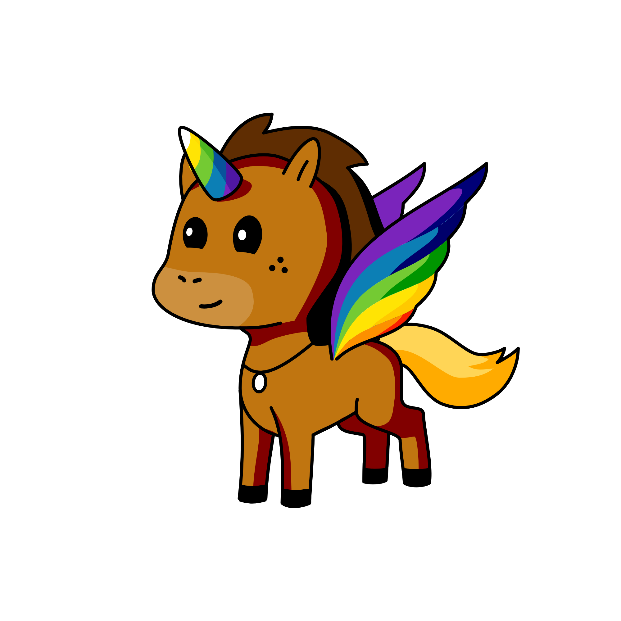 Cristaly, the unicorn