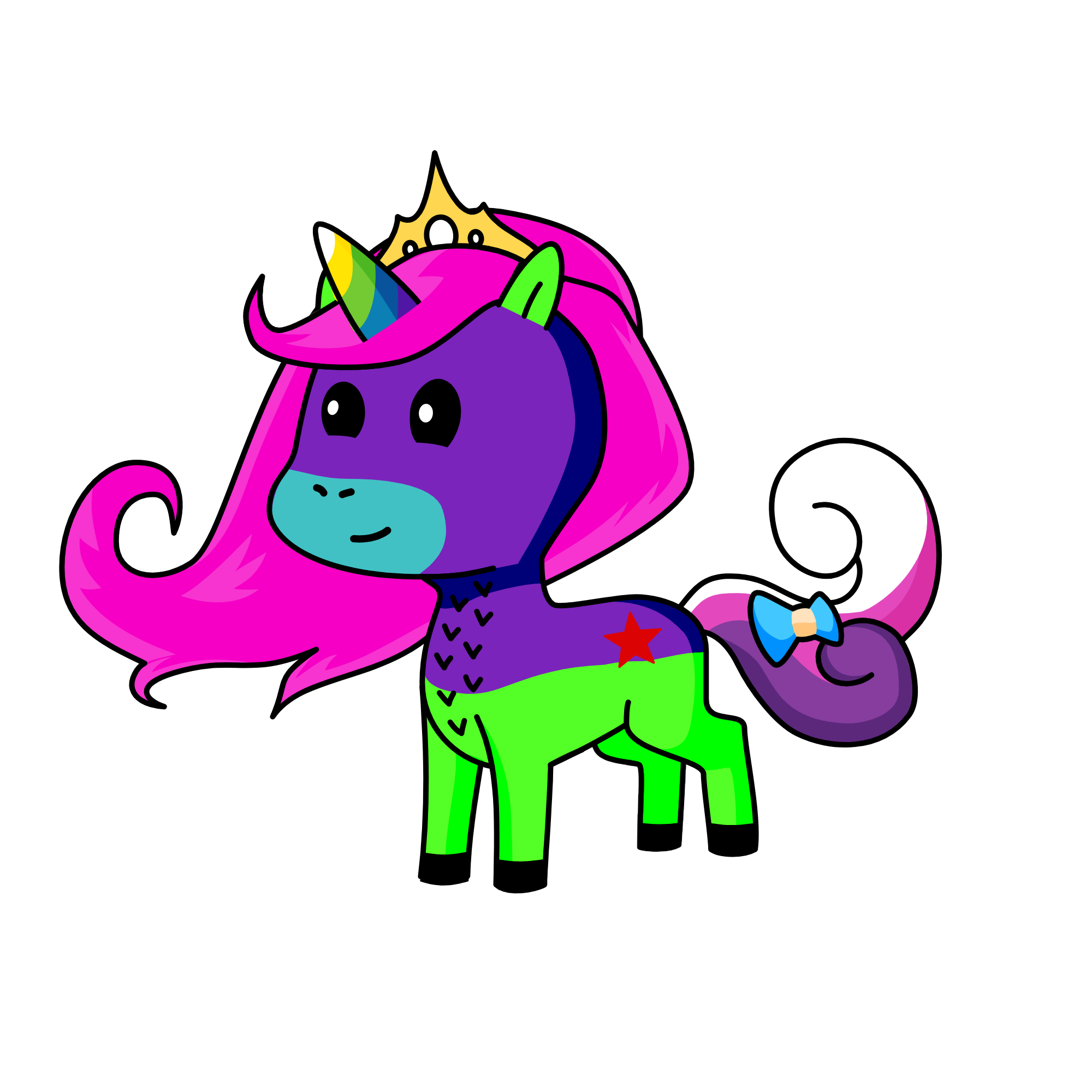 snuggles beauty, the unicorn