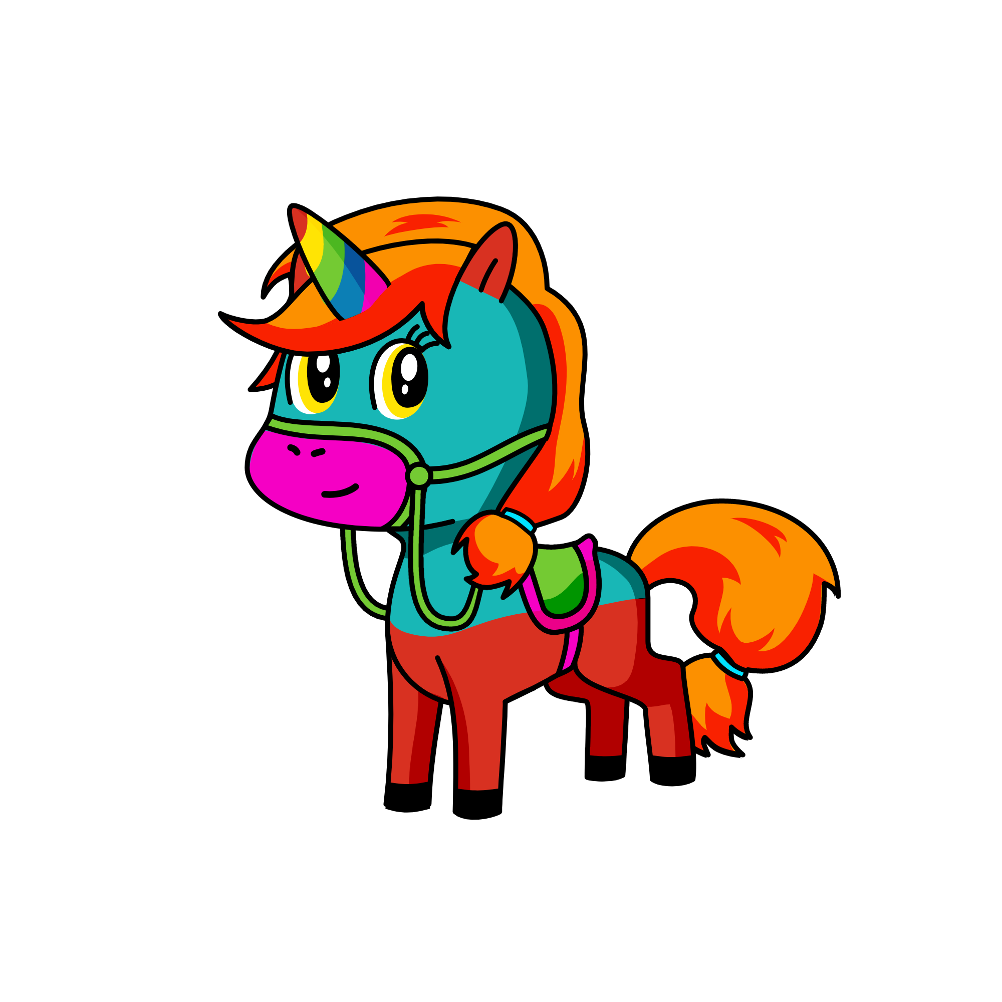 rainbow, the unicorn