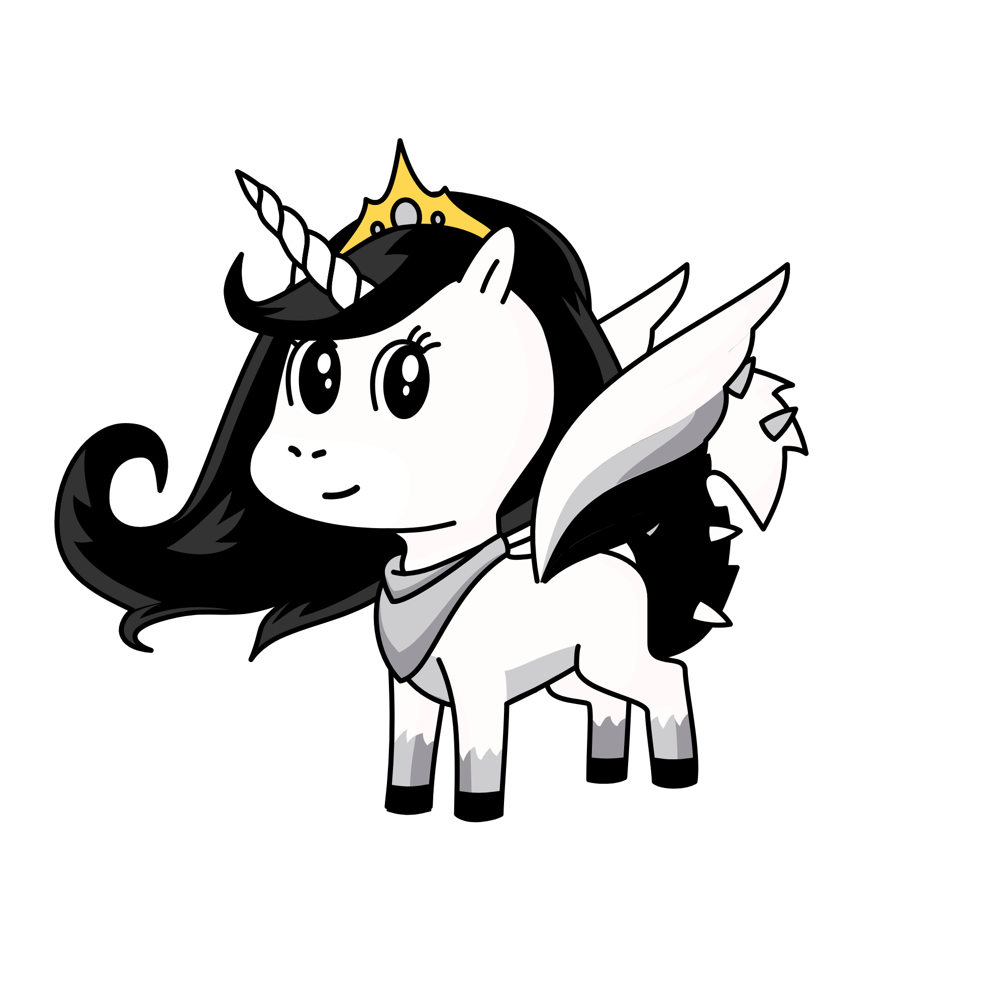 Queen Whisper, the unicorn