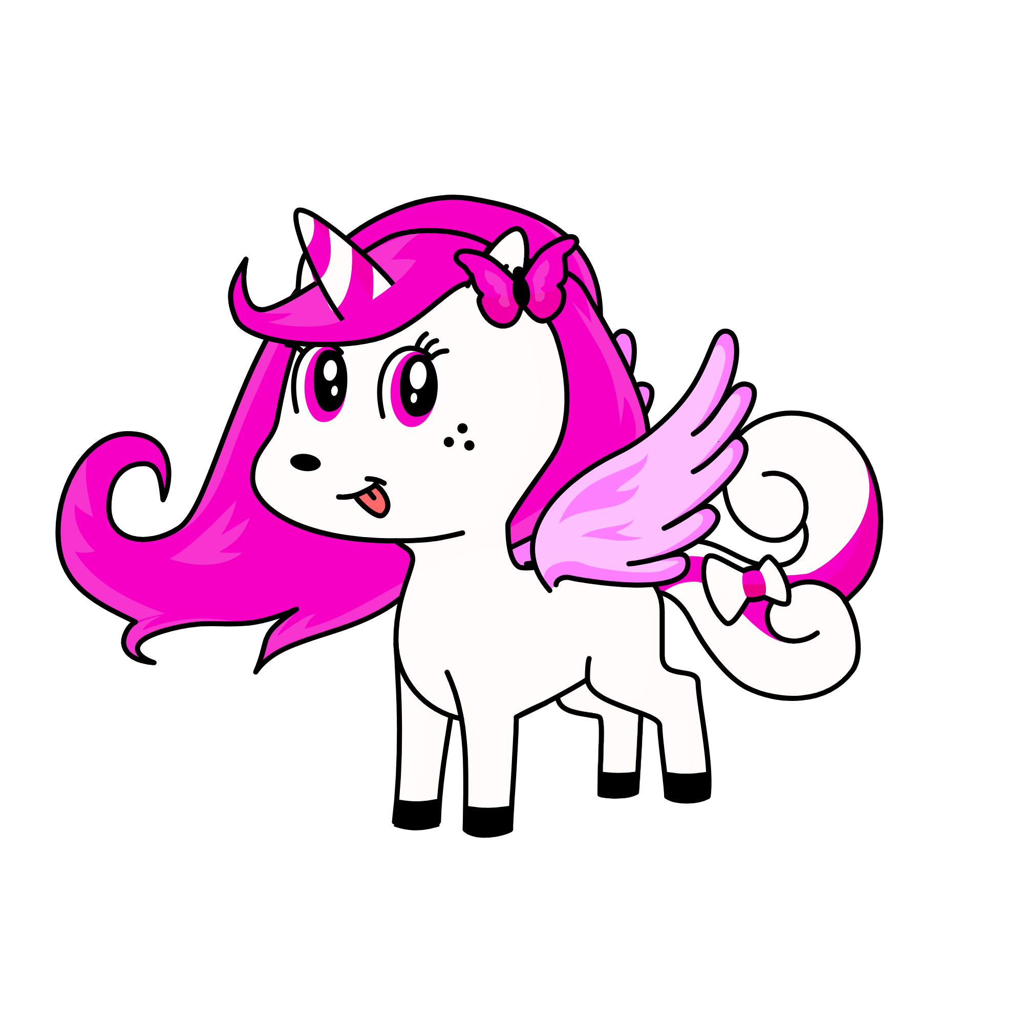 Pinkasnowqueen, the unicorn