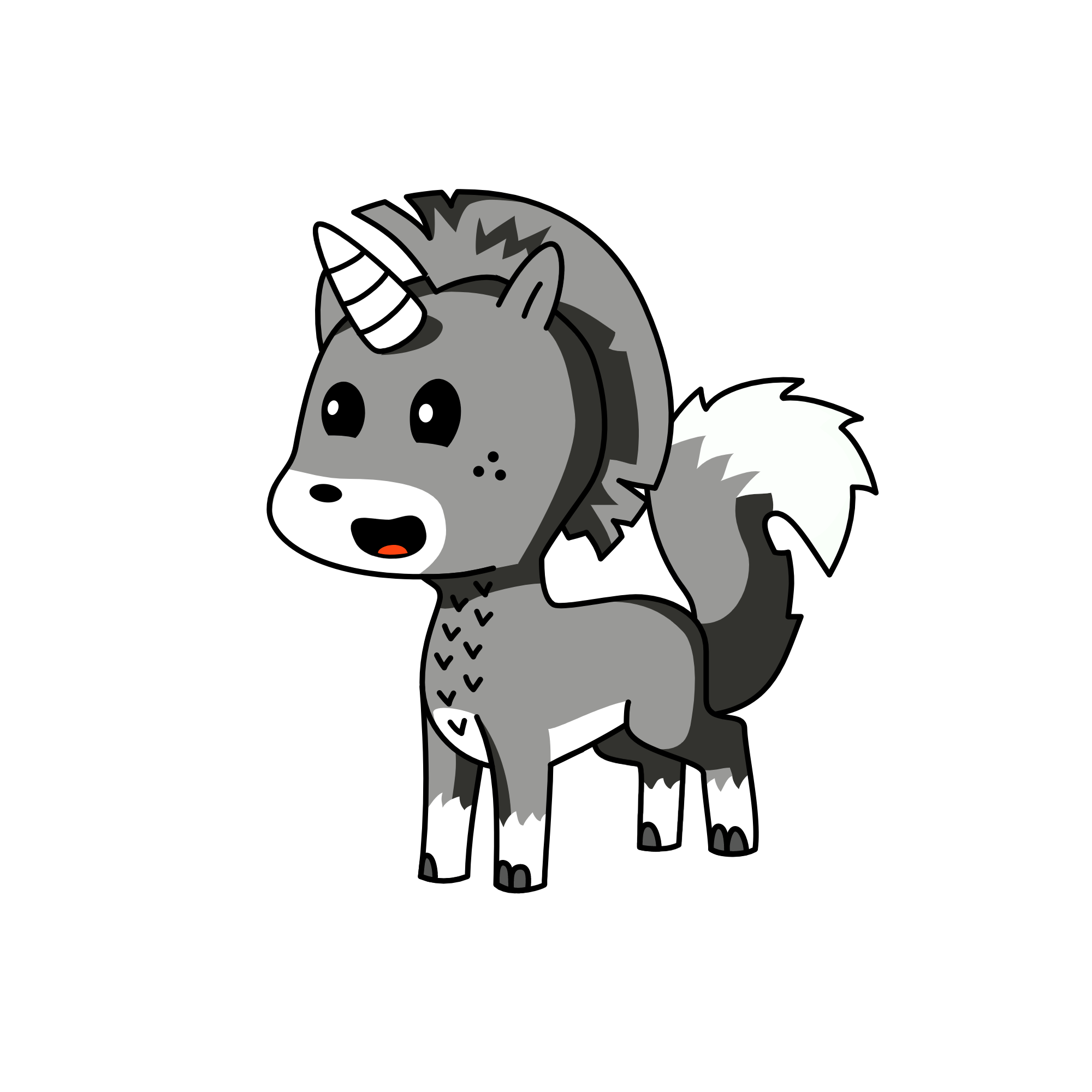 TOTORO, the unicorn