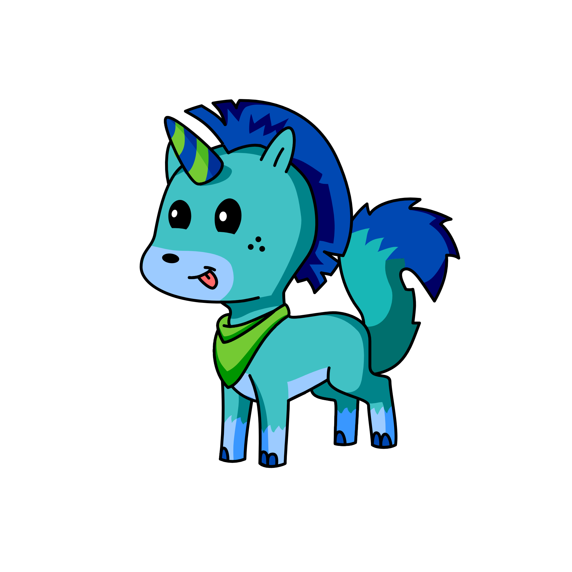 Ringo, one day king of Unicorns and ponies alike. Yes he's part dog. He's princess cornify's son!, the unicorn