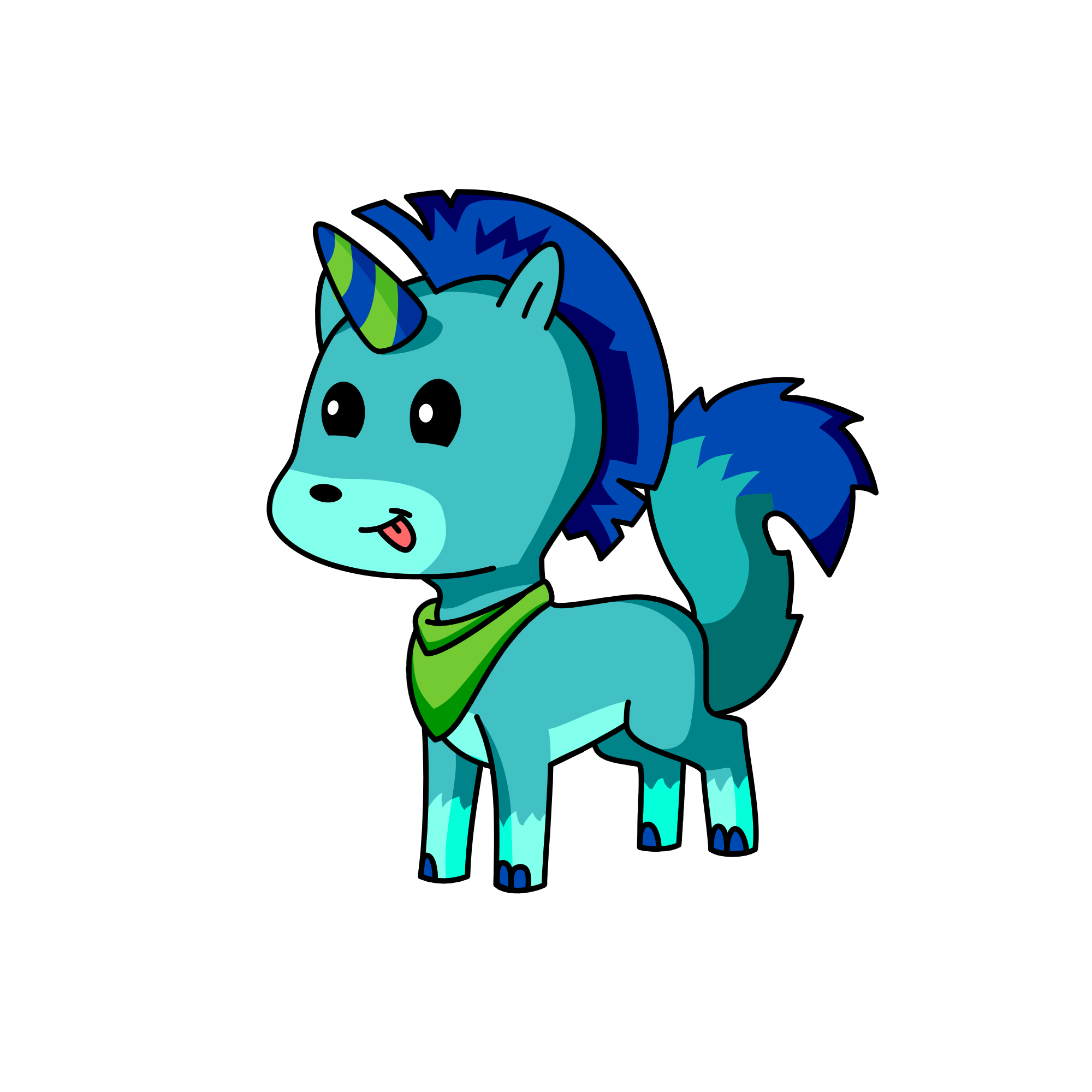 Ringo, the part-dog prince of the land., the unicorn