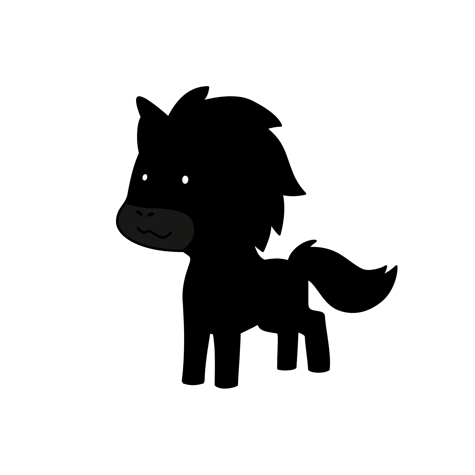 Shadow, the unicorn