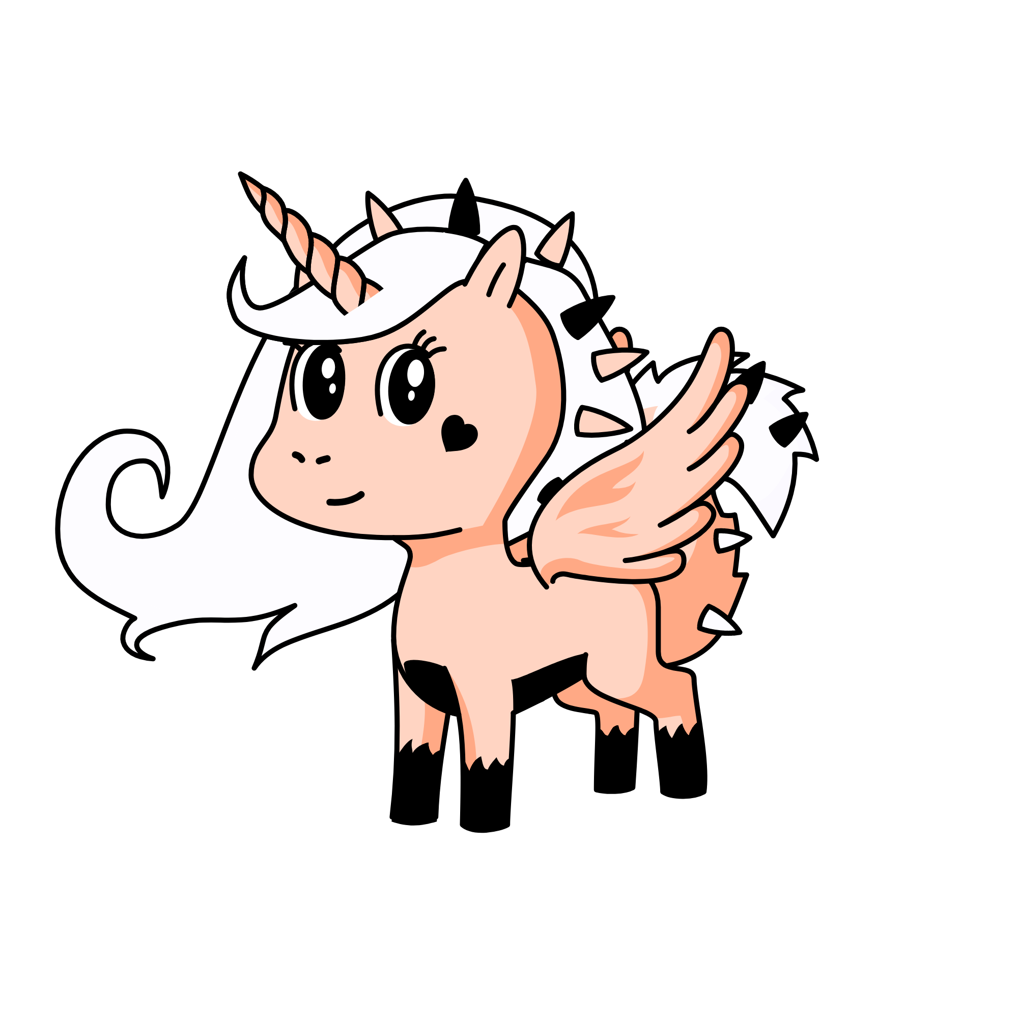 PeachyCactus, the unicorn