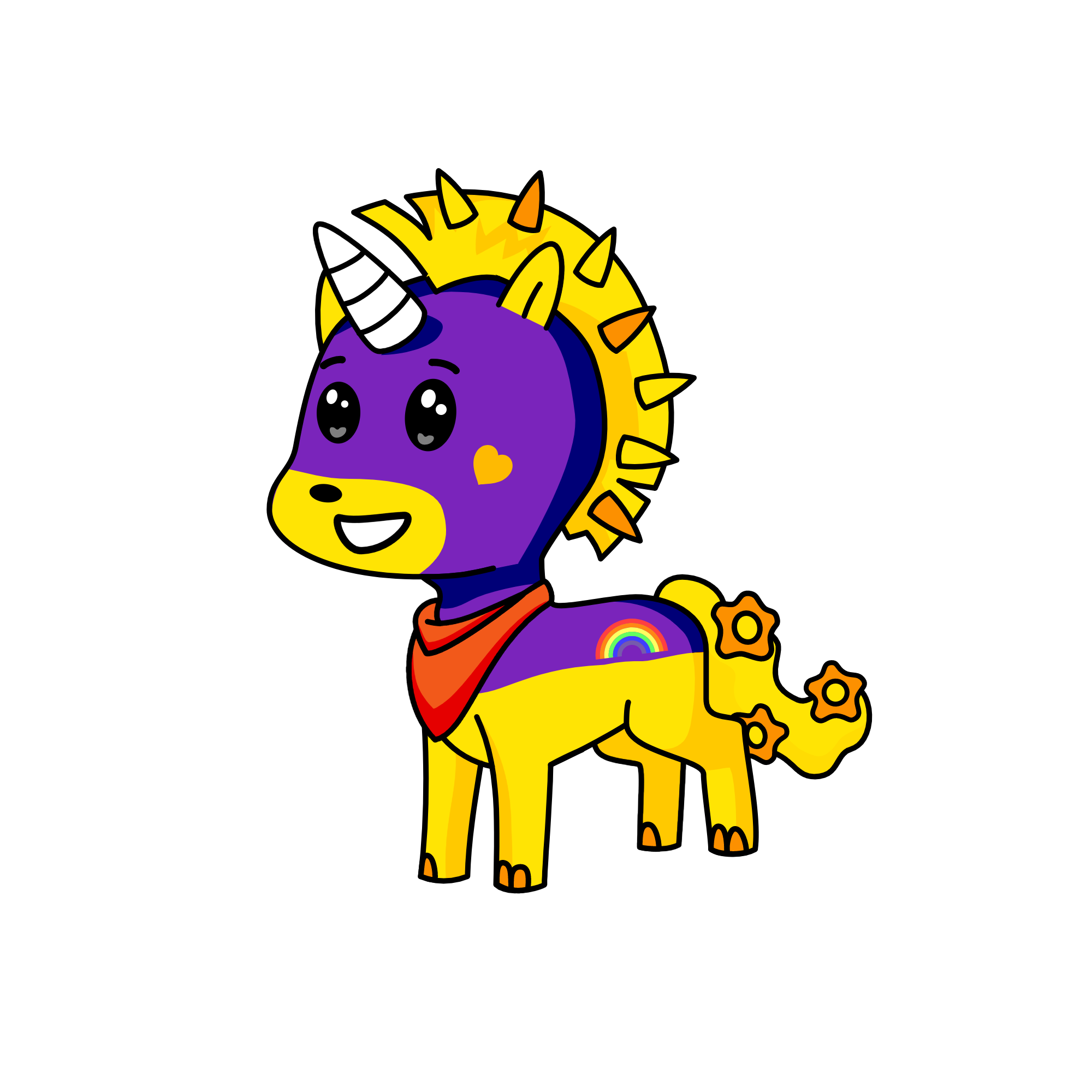 Little Miss Cool Banana, the unicorn