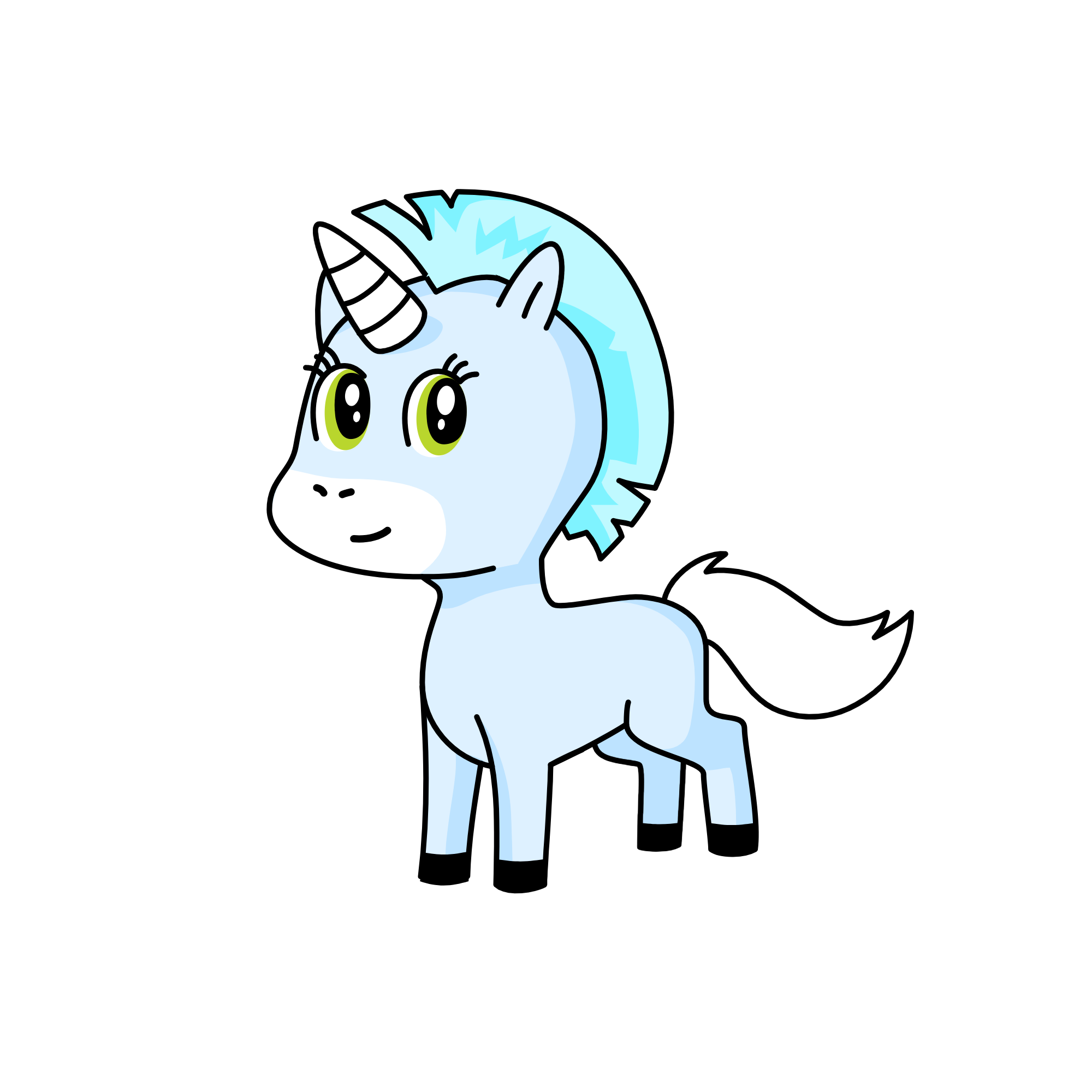 Pixie, the unicorn