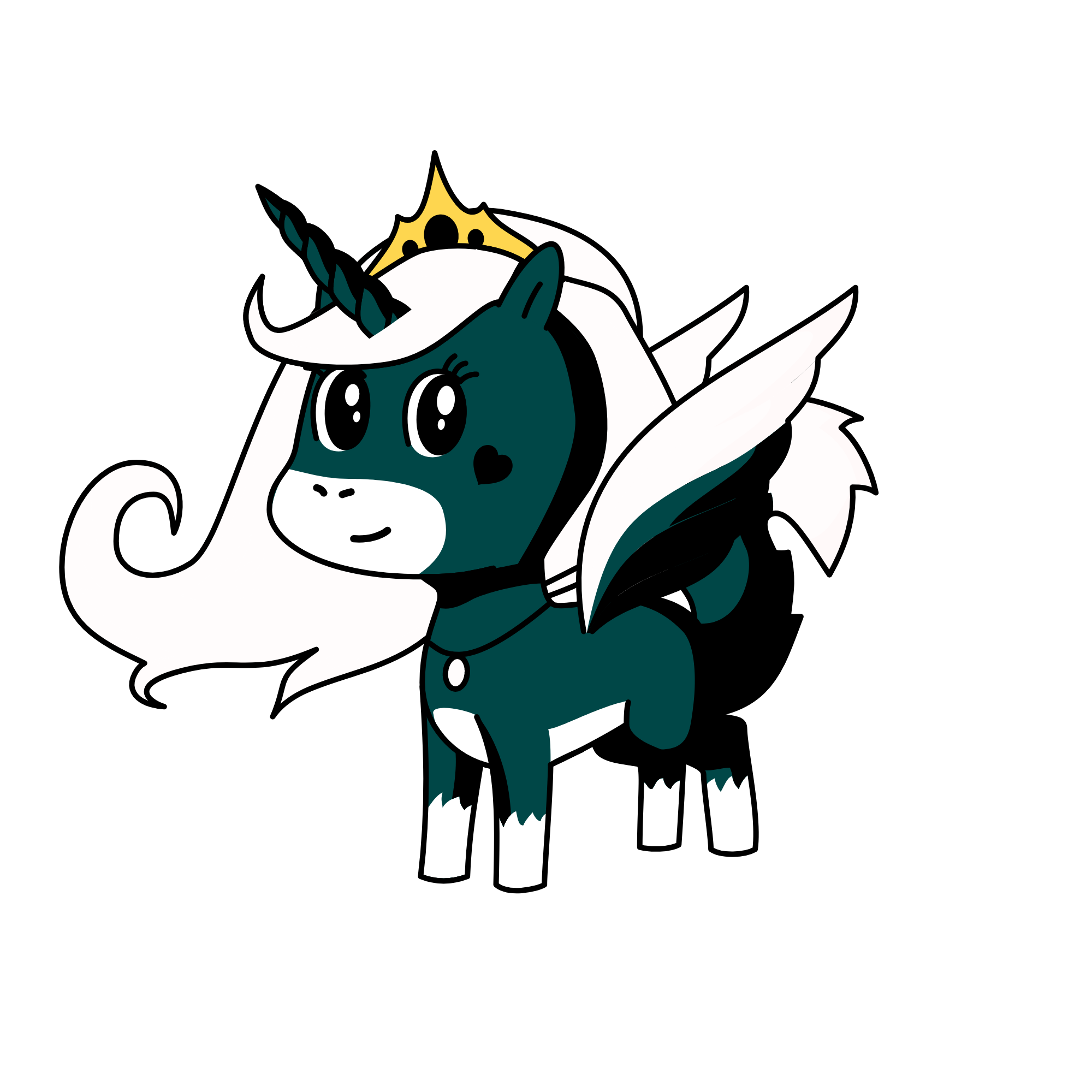 Queen MoonShade, the unicorn