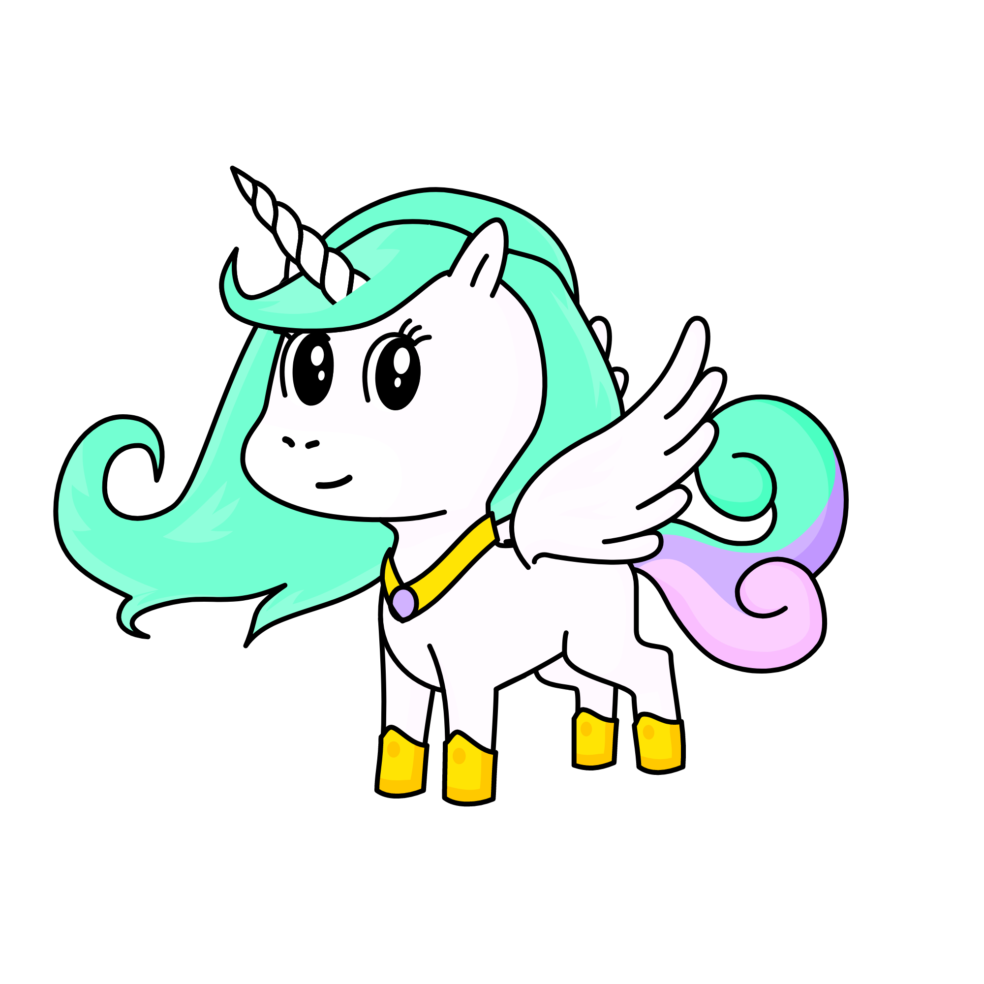 Princess Celestia, the unicorn