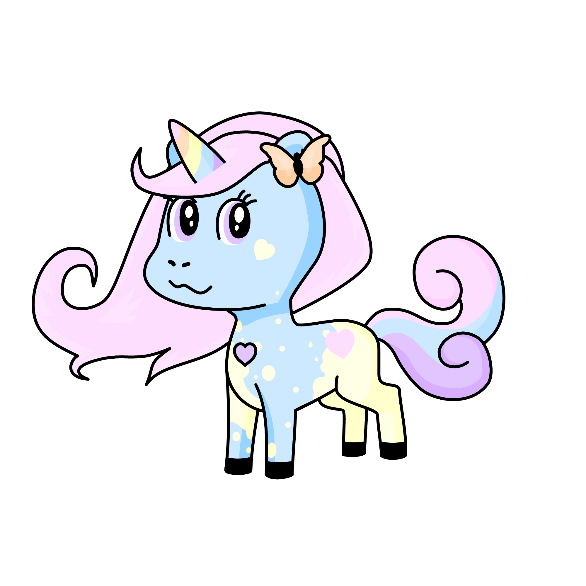 Pastel Pony, the unicorn