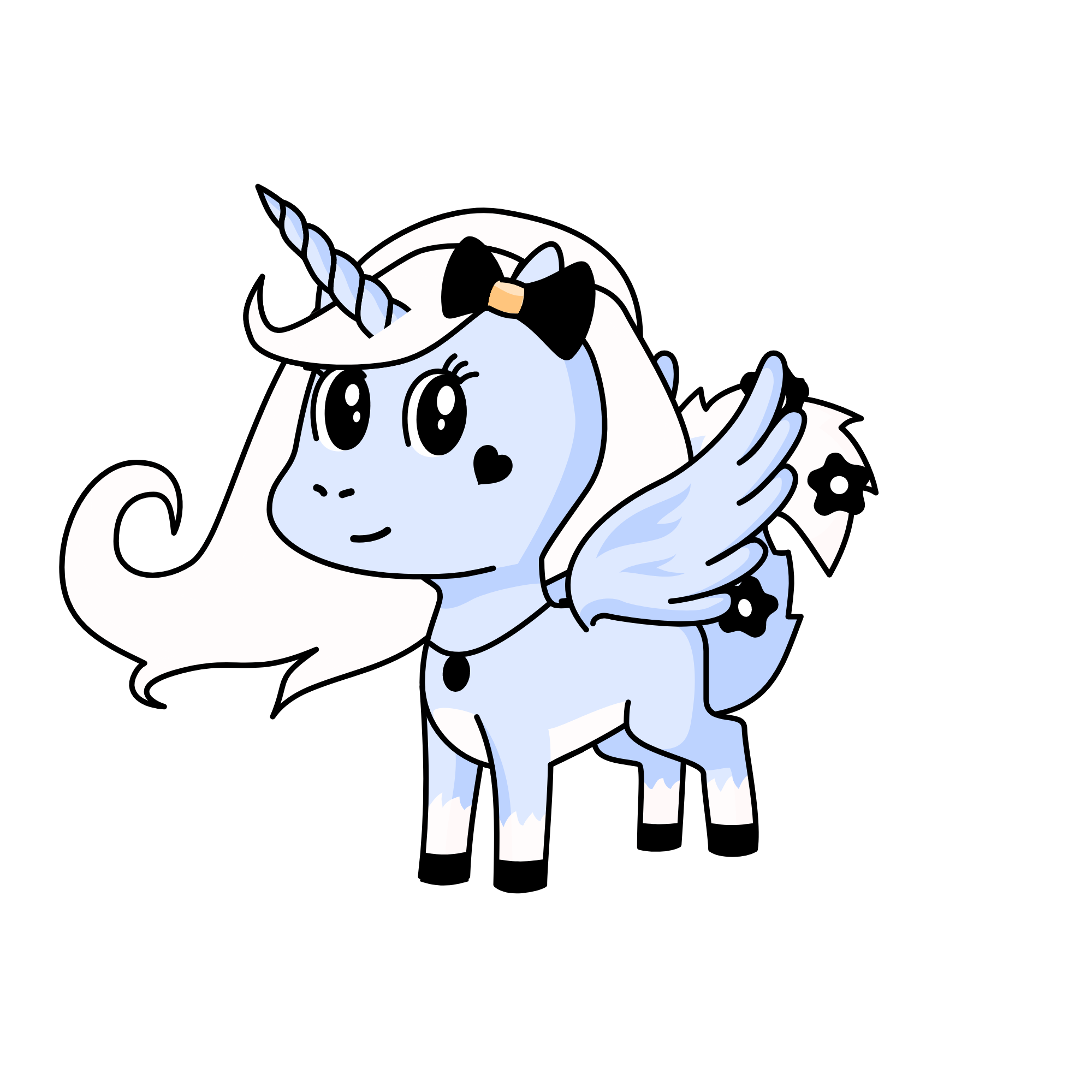LilyBloom ( Mother of MintSnow and Wonderlily), the unicorn