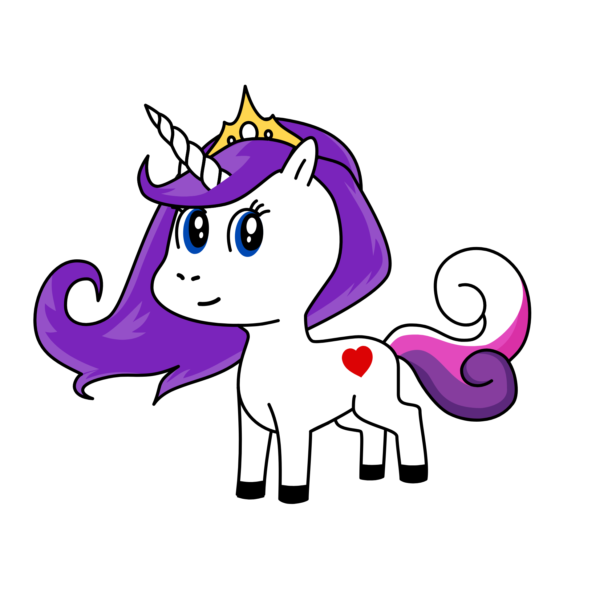 okay then lets be friends!, the unicorn