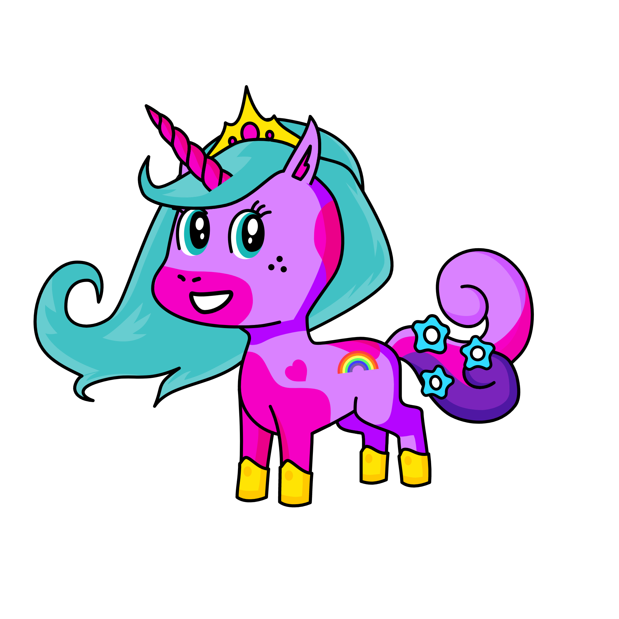 pinki, the unicorn